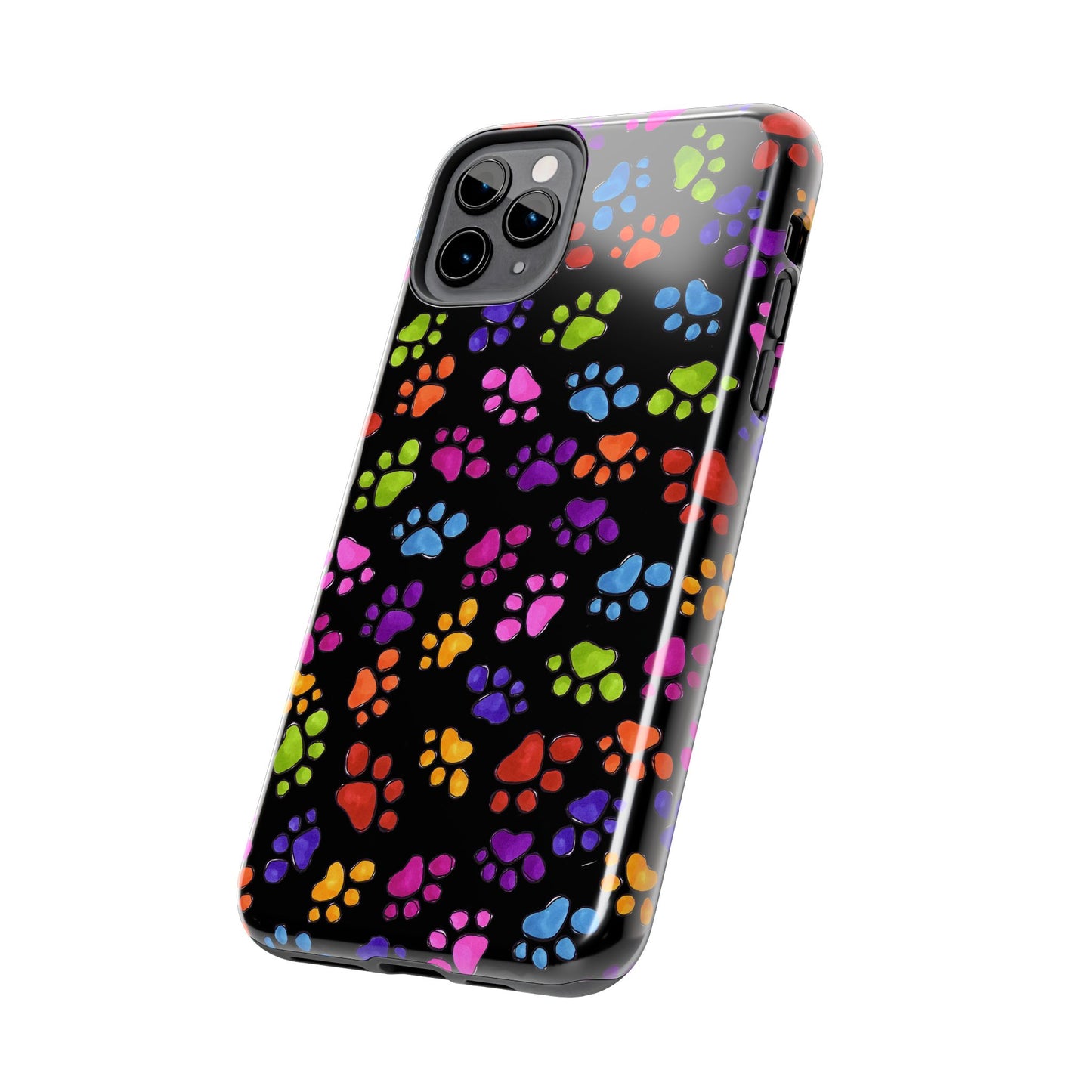 Fancy Paws Black Phone Case