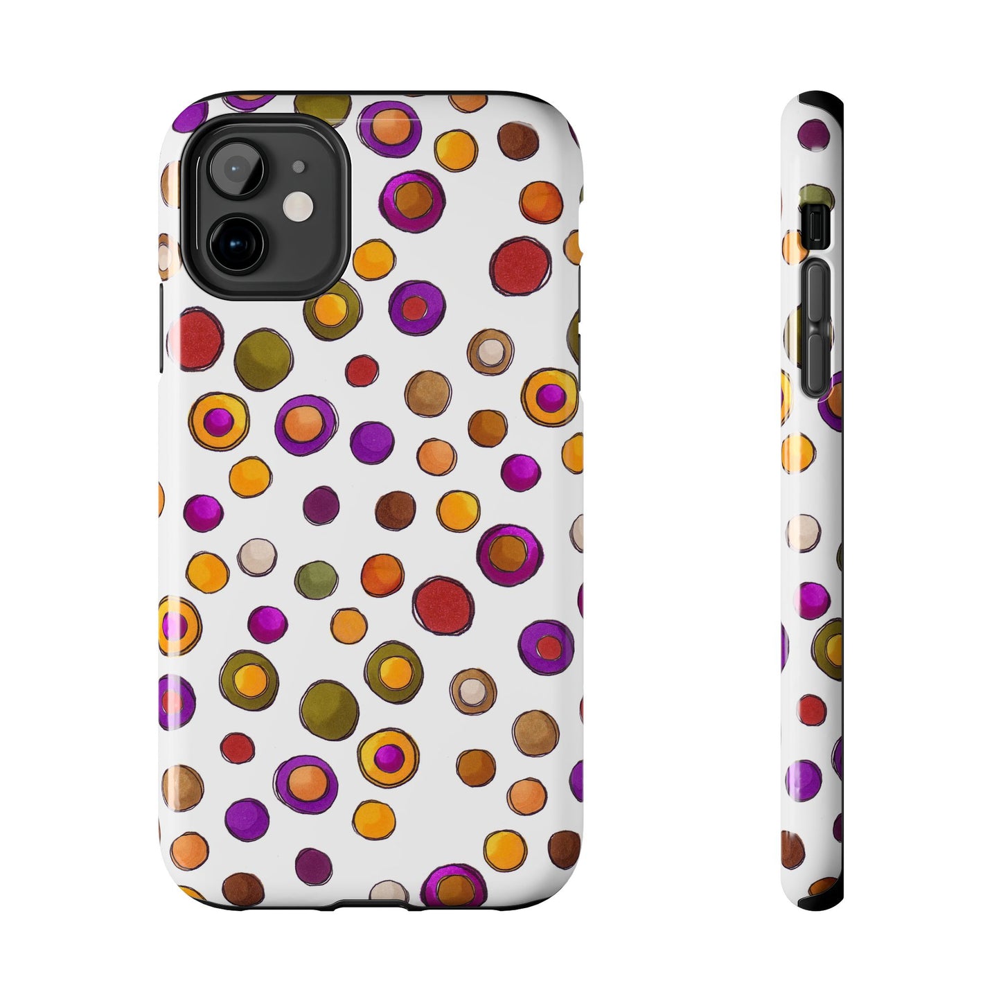Sesame Dot White Phone Case