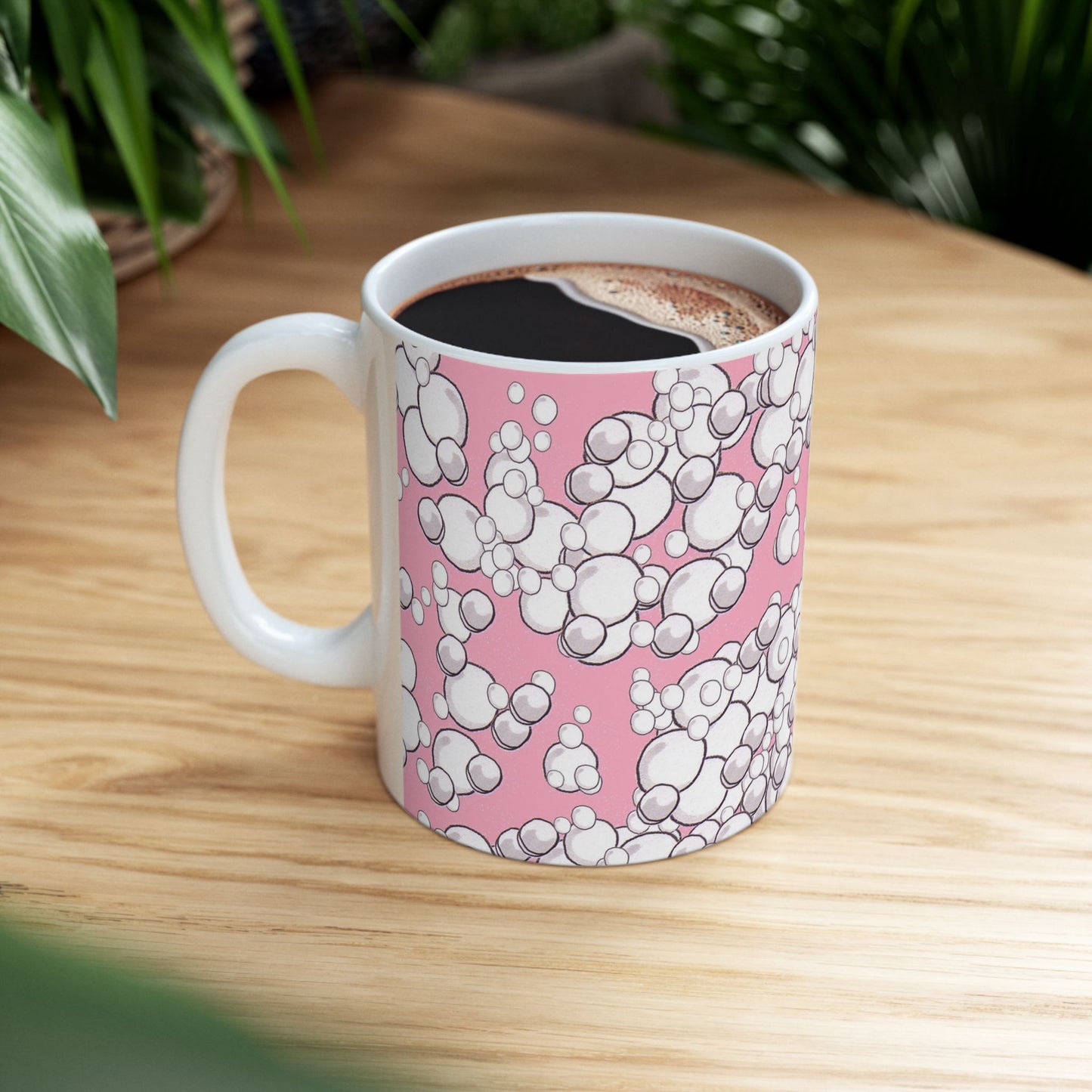 Bubble Dots Pink Cup