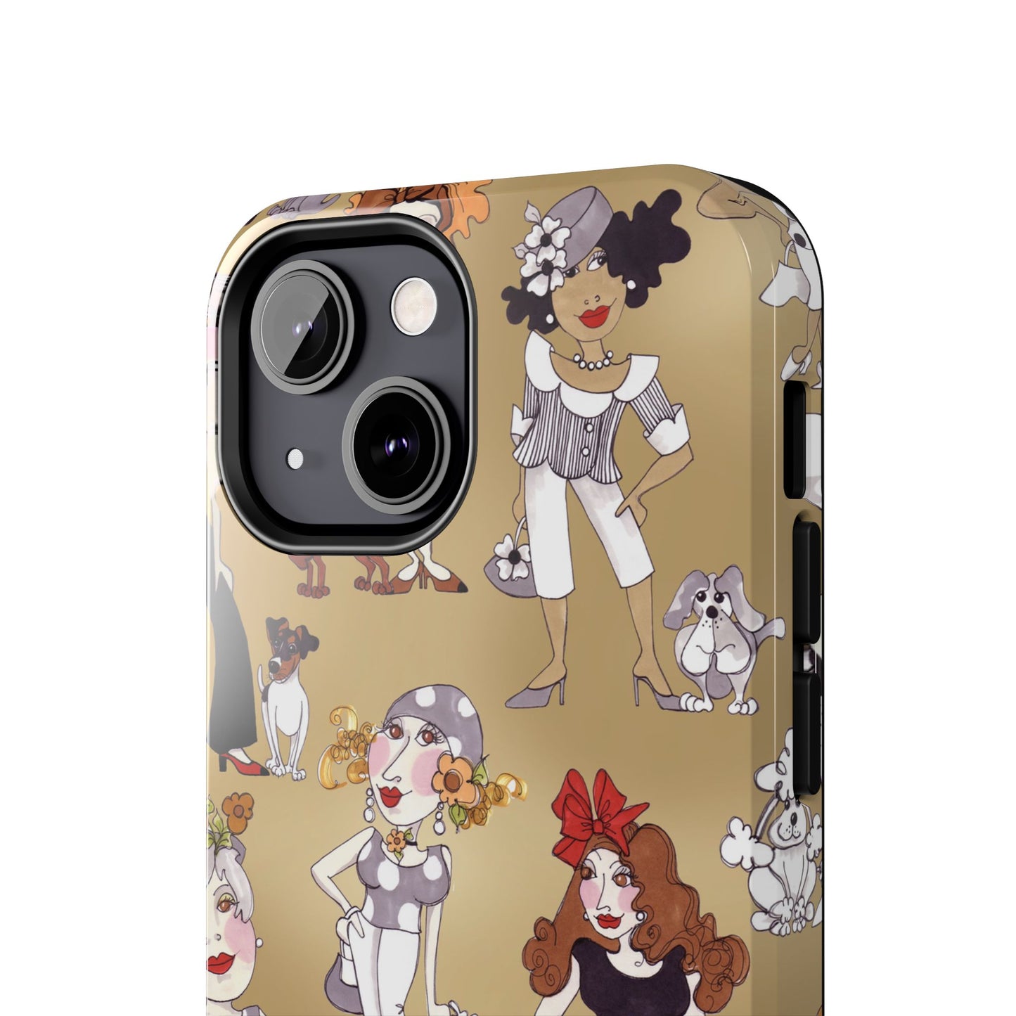 Dog Ladies Tan Phone Case