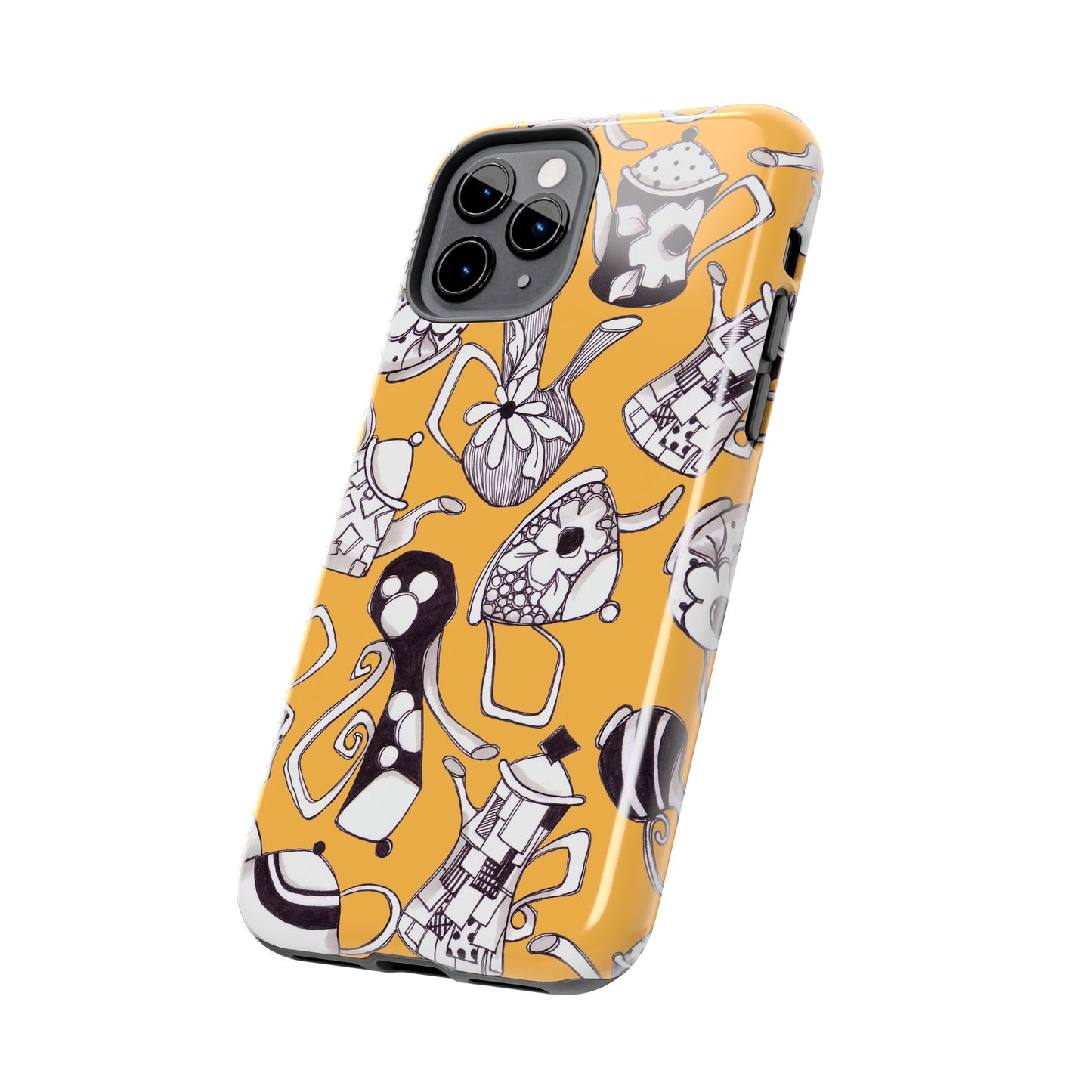 Fancy Pots Yellow Phone Case