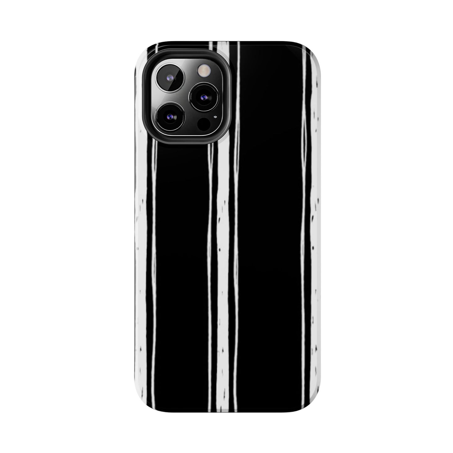 Black / White Stripe Phone Case