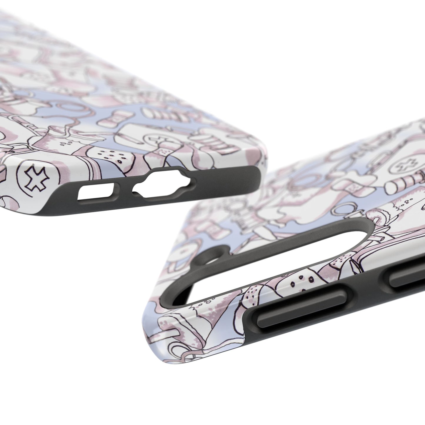 Med Stuff Blue Phone Case