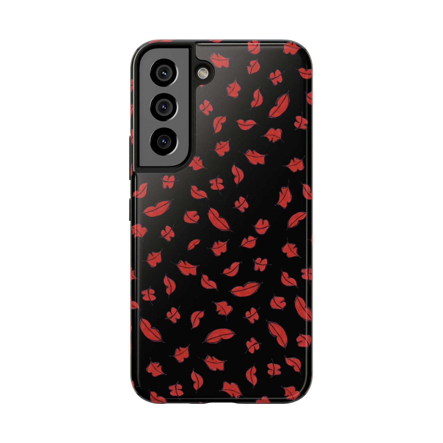 Autumn Lips Black Phone Case