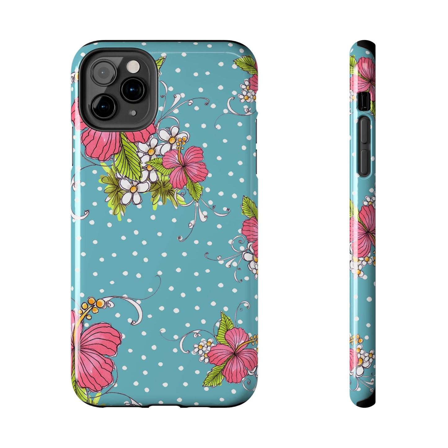 Lady Luau Turquoise Phone Case