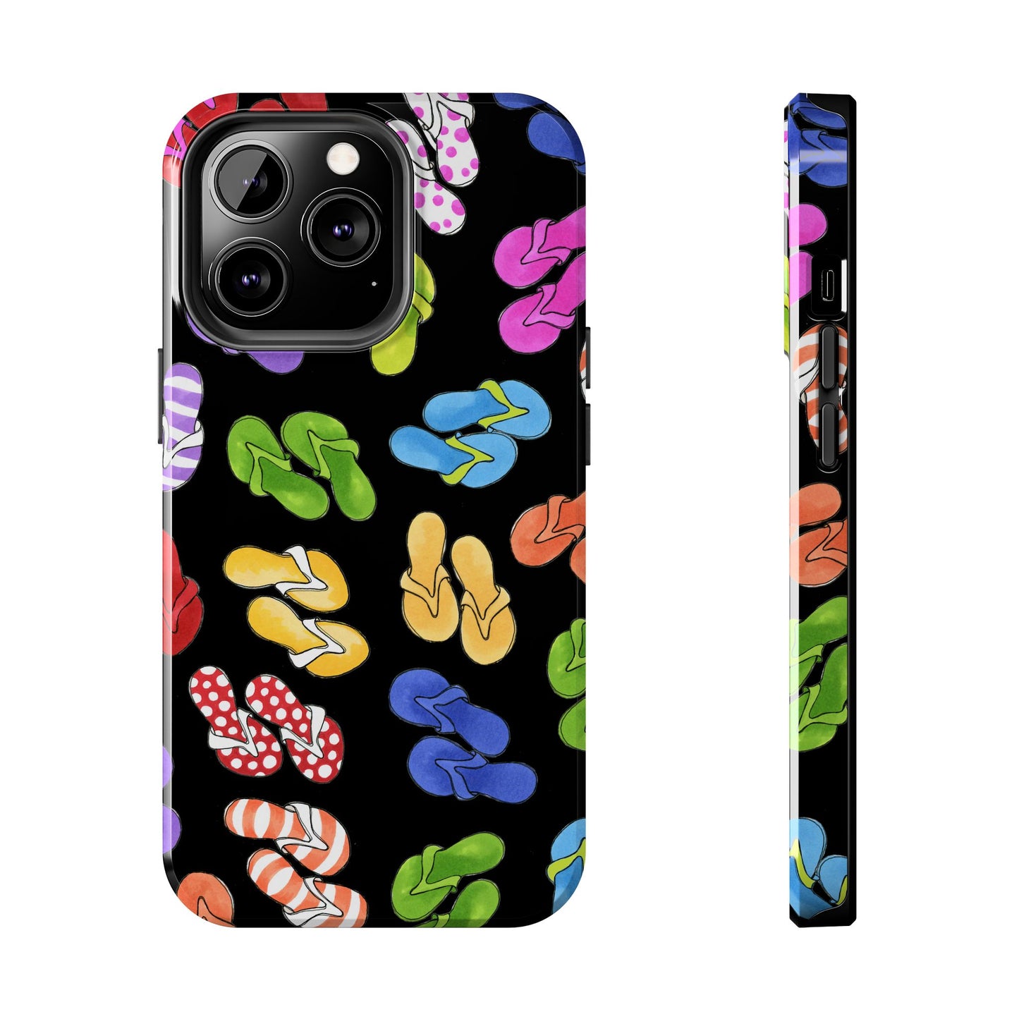 Fun Flops Black Phone Case