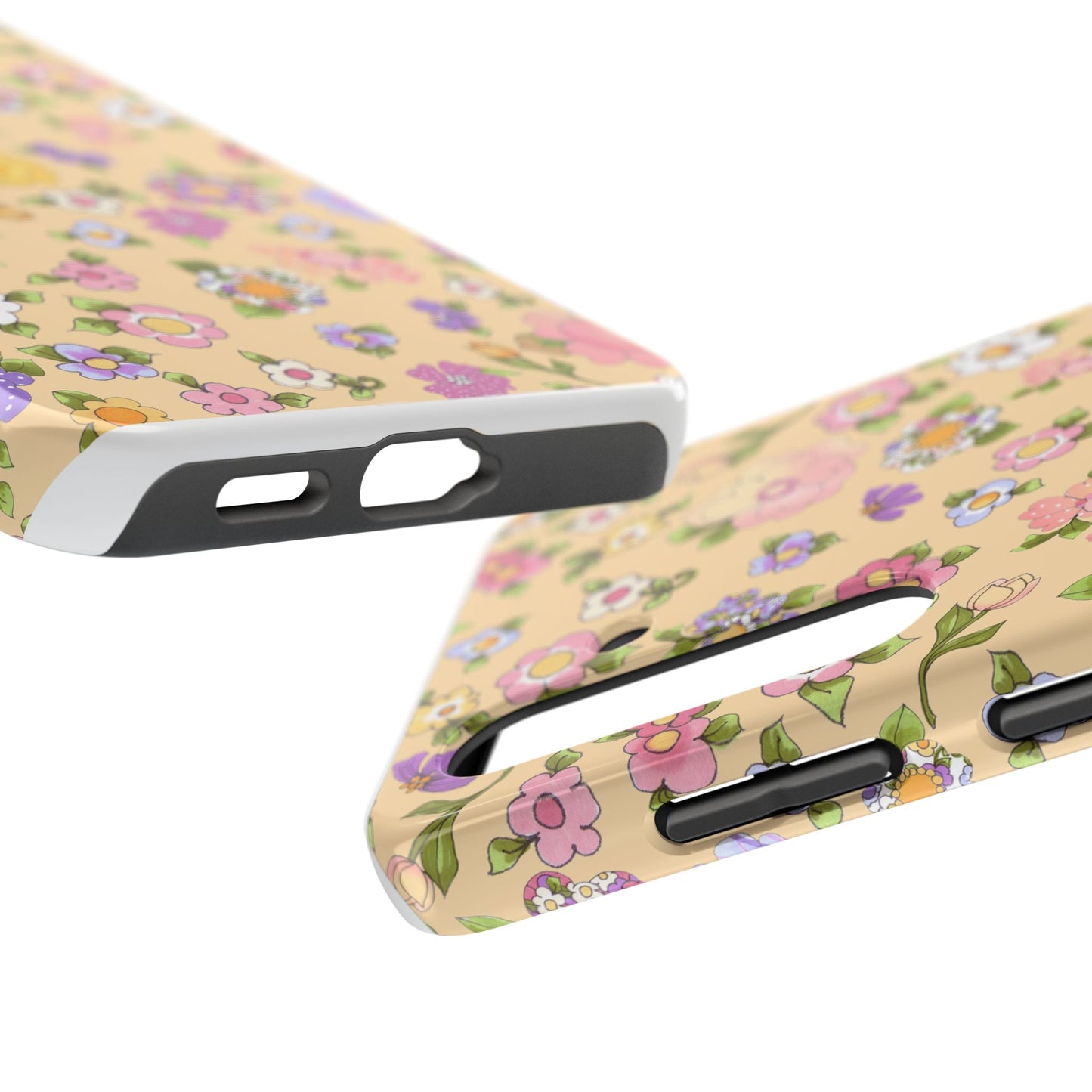 Flowery Yellow Phone Case