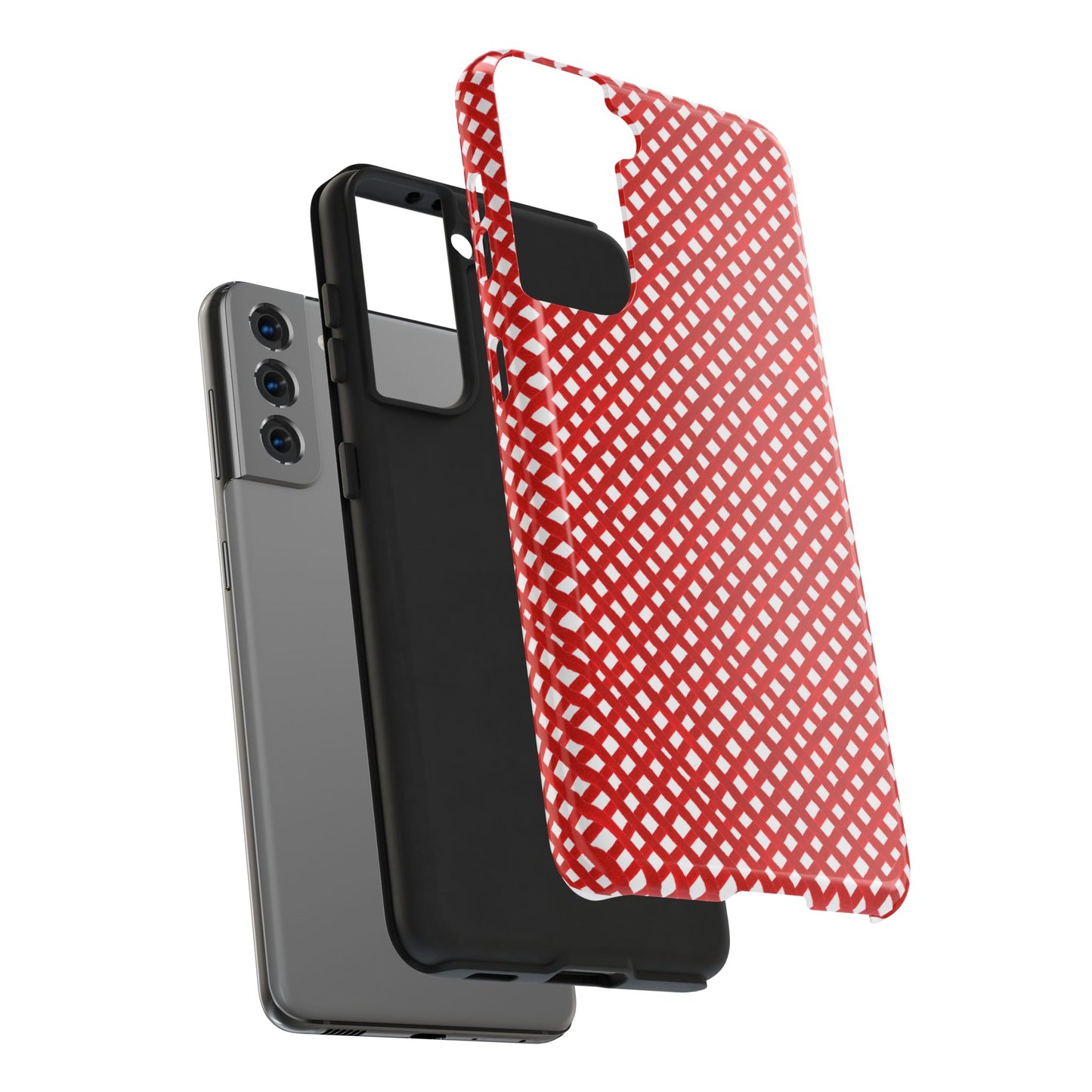 Trellis Check Red Phone Case
