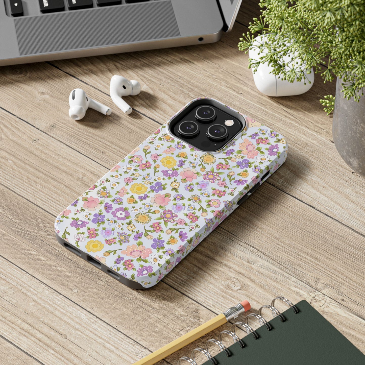 Flowery Blue Sky Phone Case