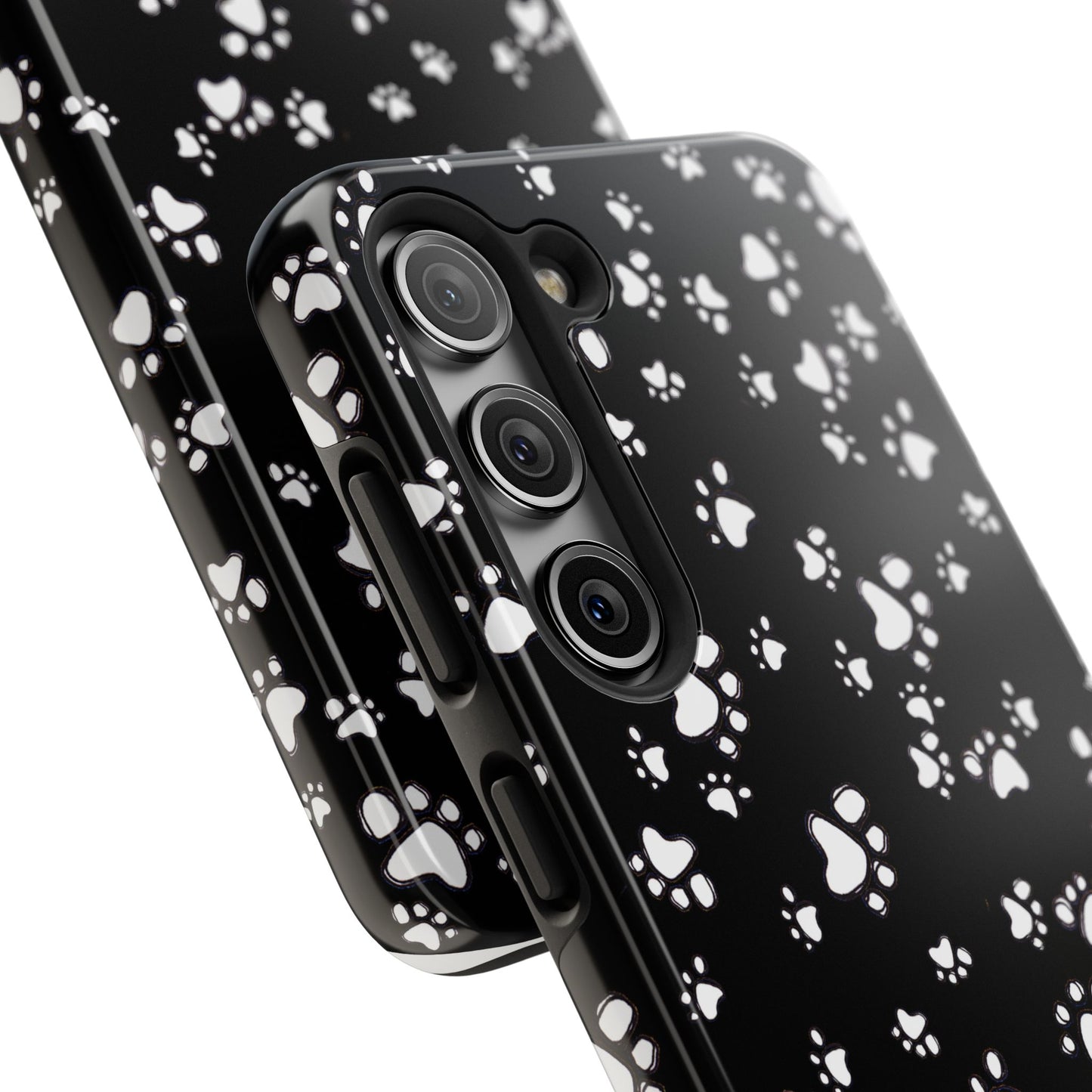 Paw Flakes Black Phone Case