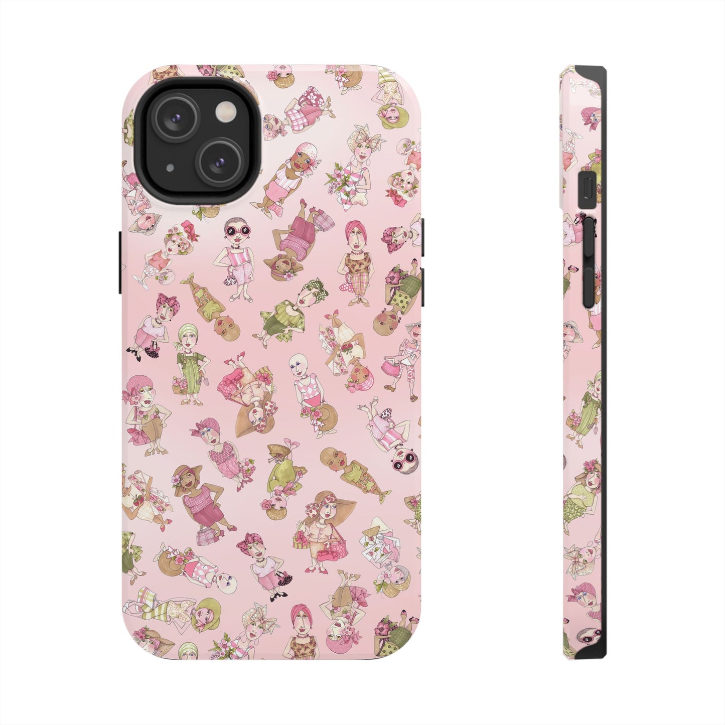 Tossed Ladies Pink Phone Case