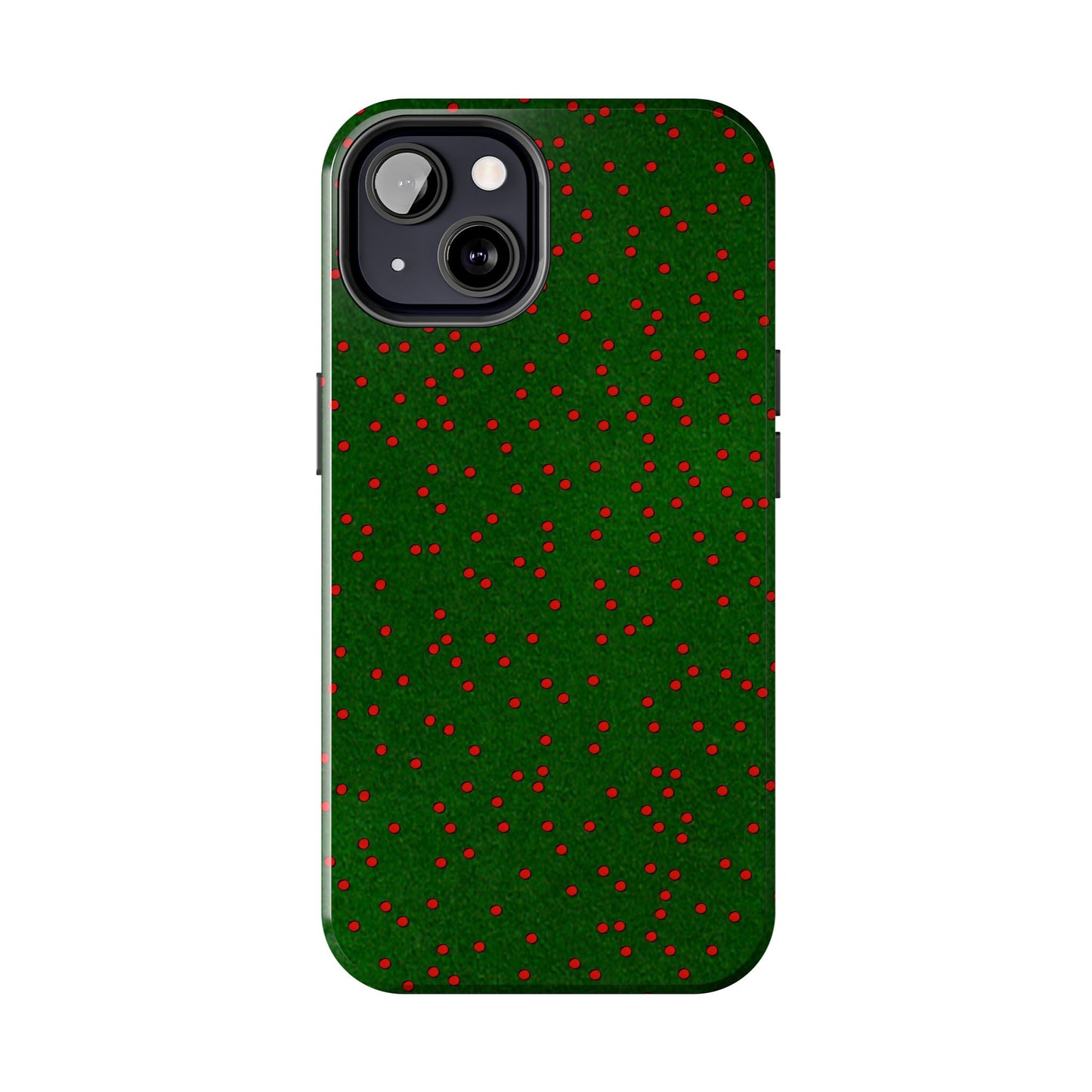 Happy Dots Green / Red Phone Case
