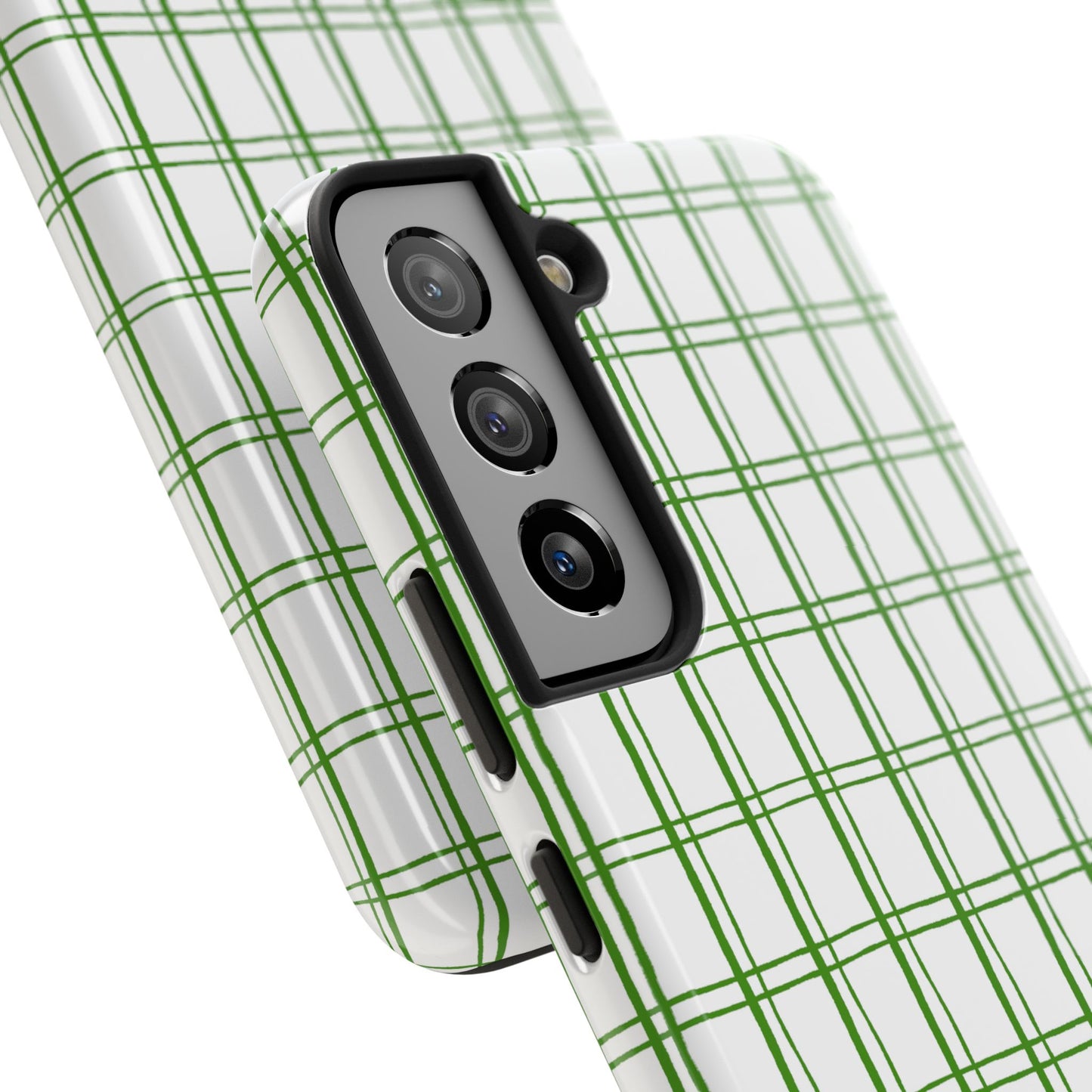 Kitchen Plaid White / Green Phone Case