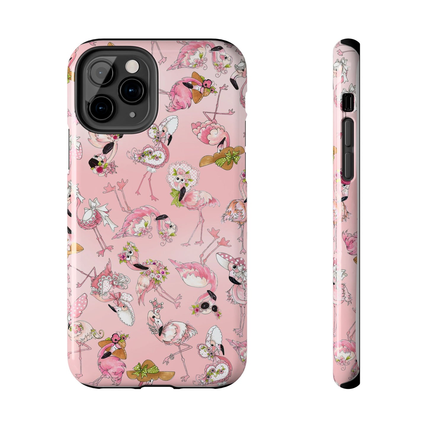 Tossed Flams Pink Phone Case
