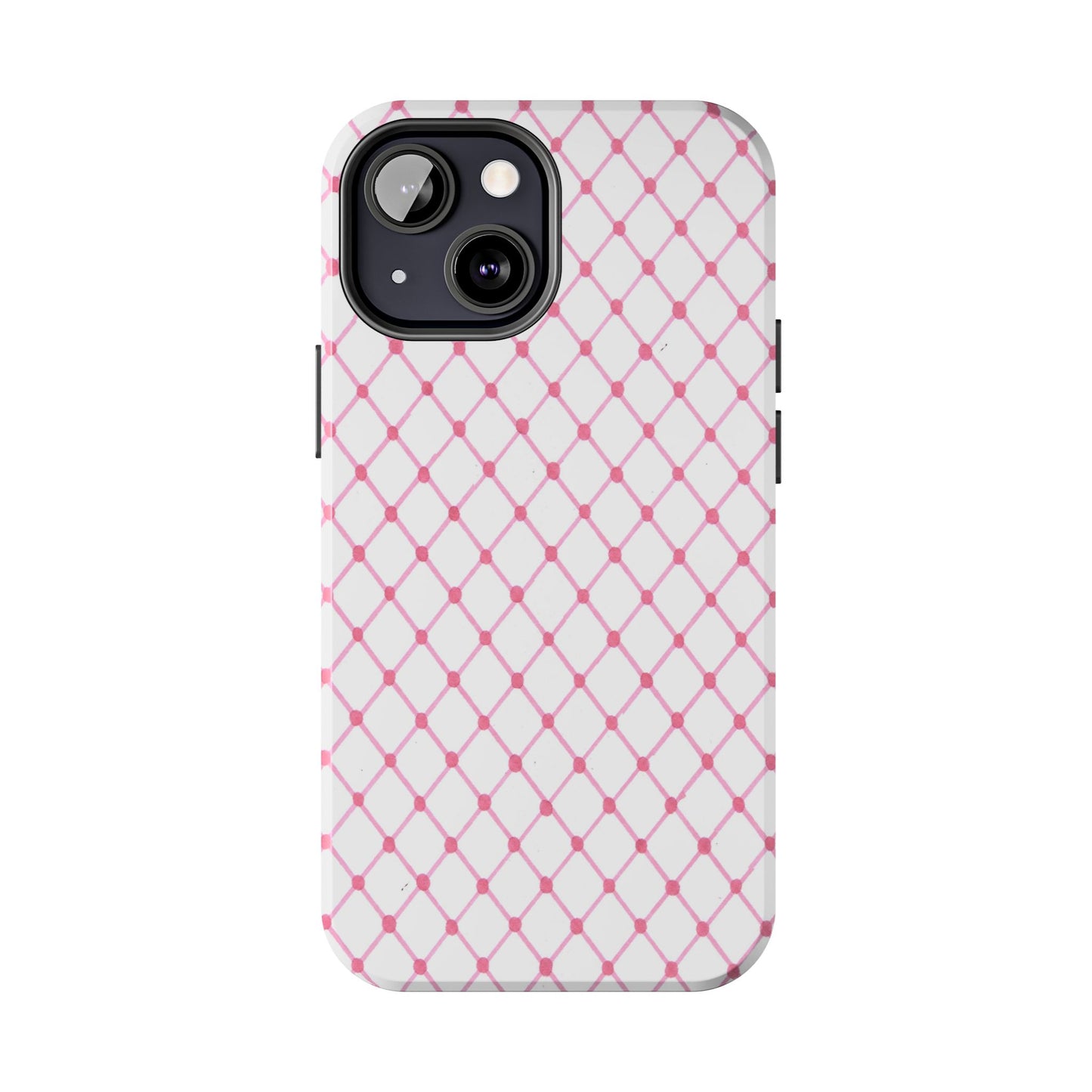 Diamond White / Pink Phone Case