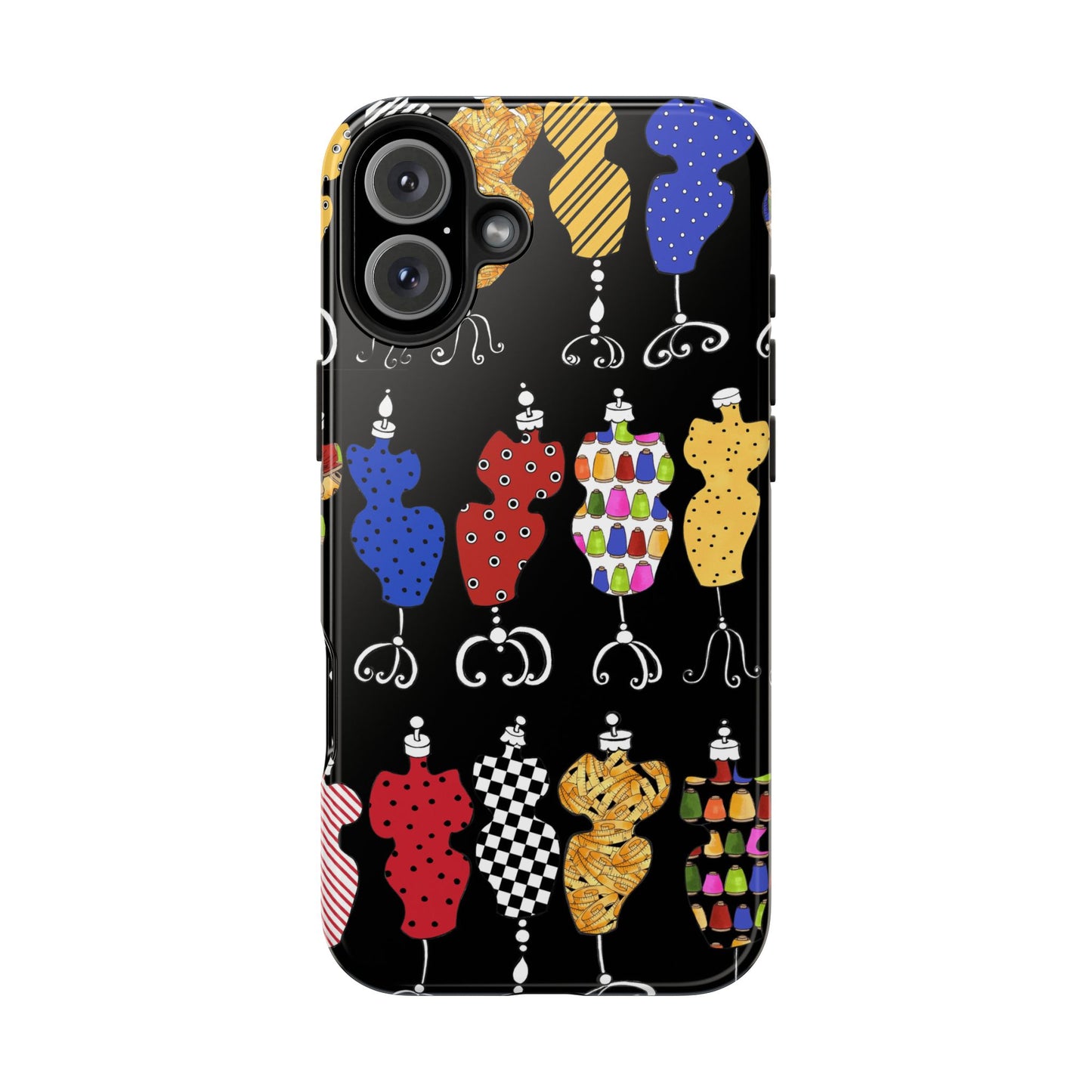 Go Figure Black / Multi Phone Case