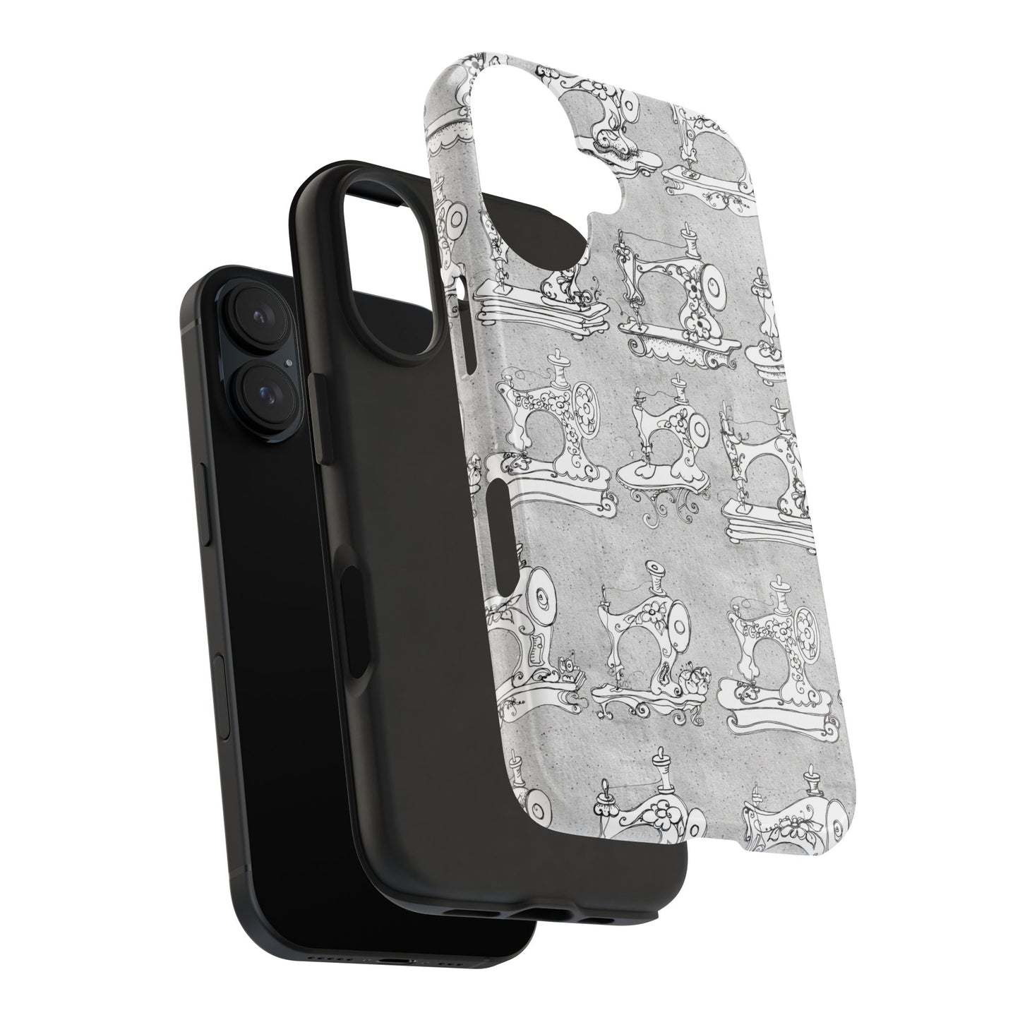 Machination Silver Phone Case