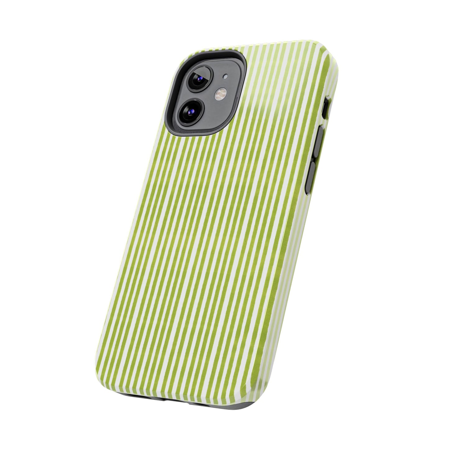 Lazy Stripe Lime Phone Case