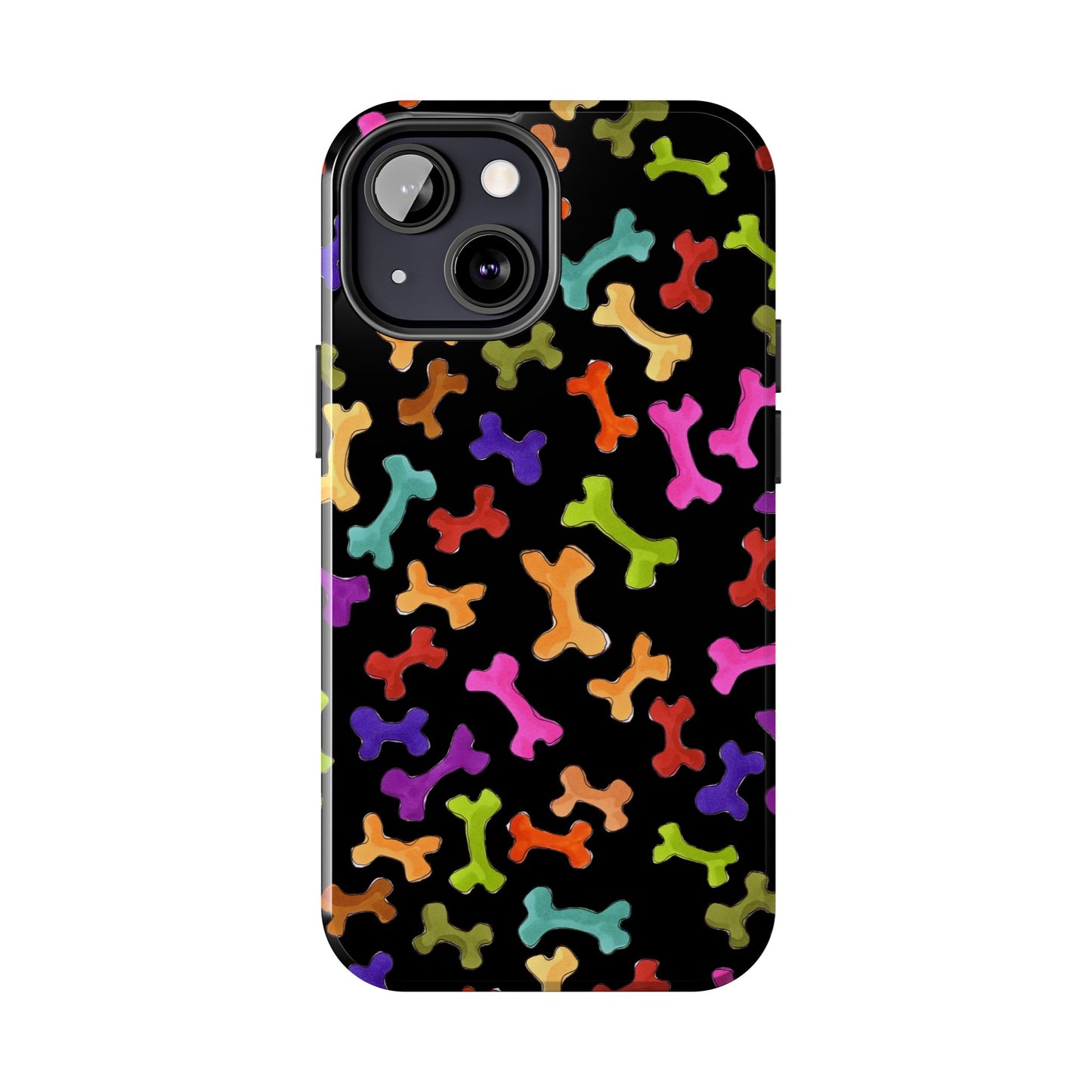 Happy Bones Black Phone Case