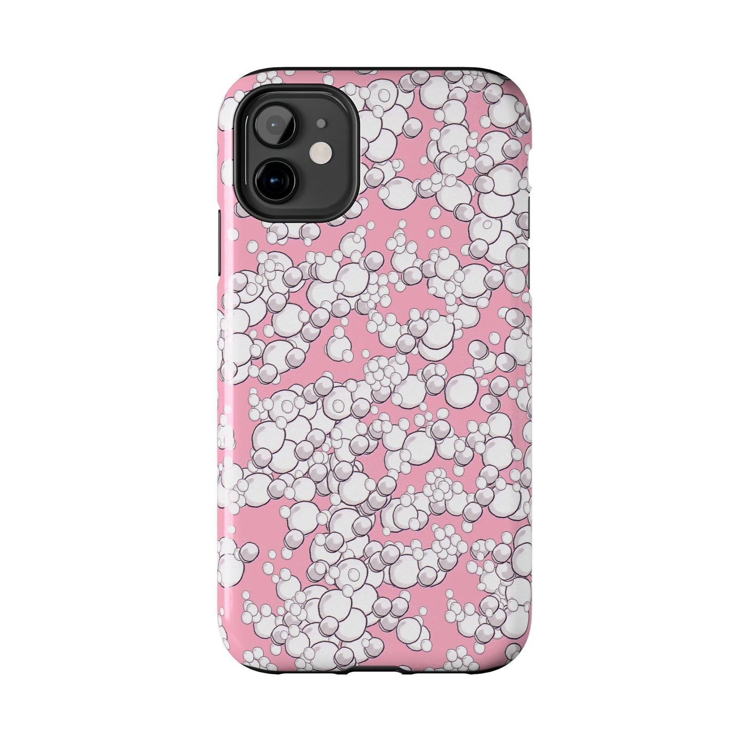Bubble Dots Pink Phone Case