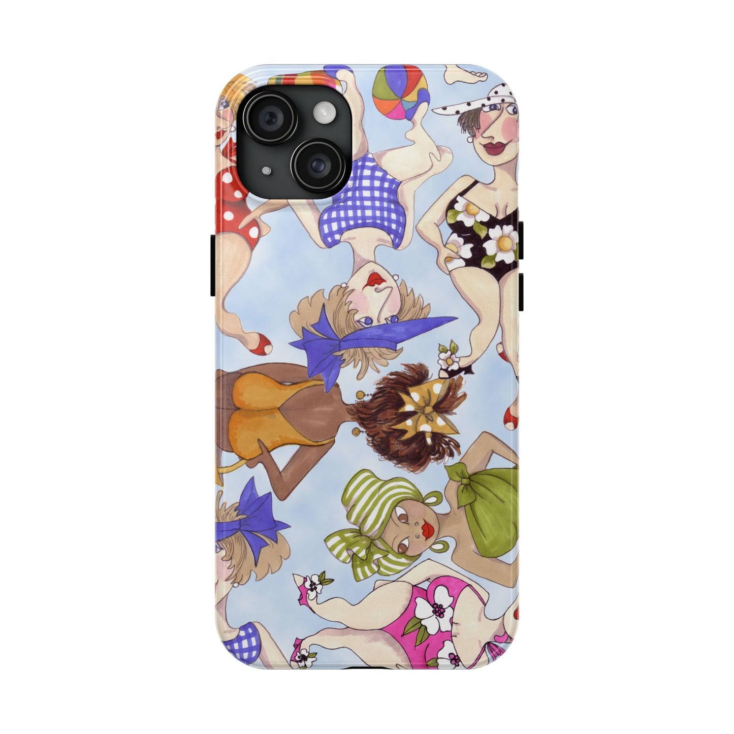Bathing Beauties Blue Sky Phone Case