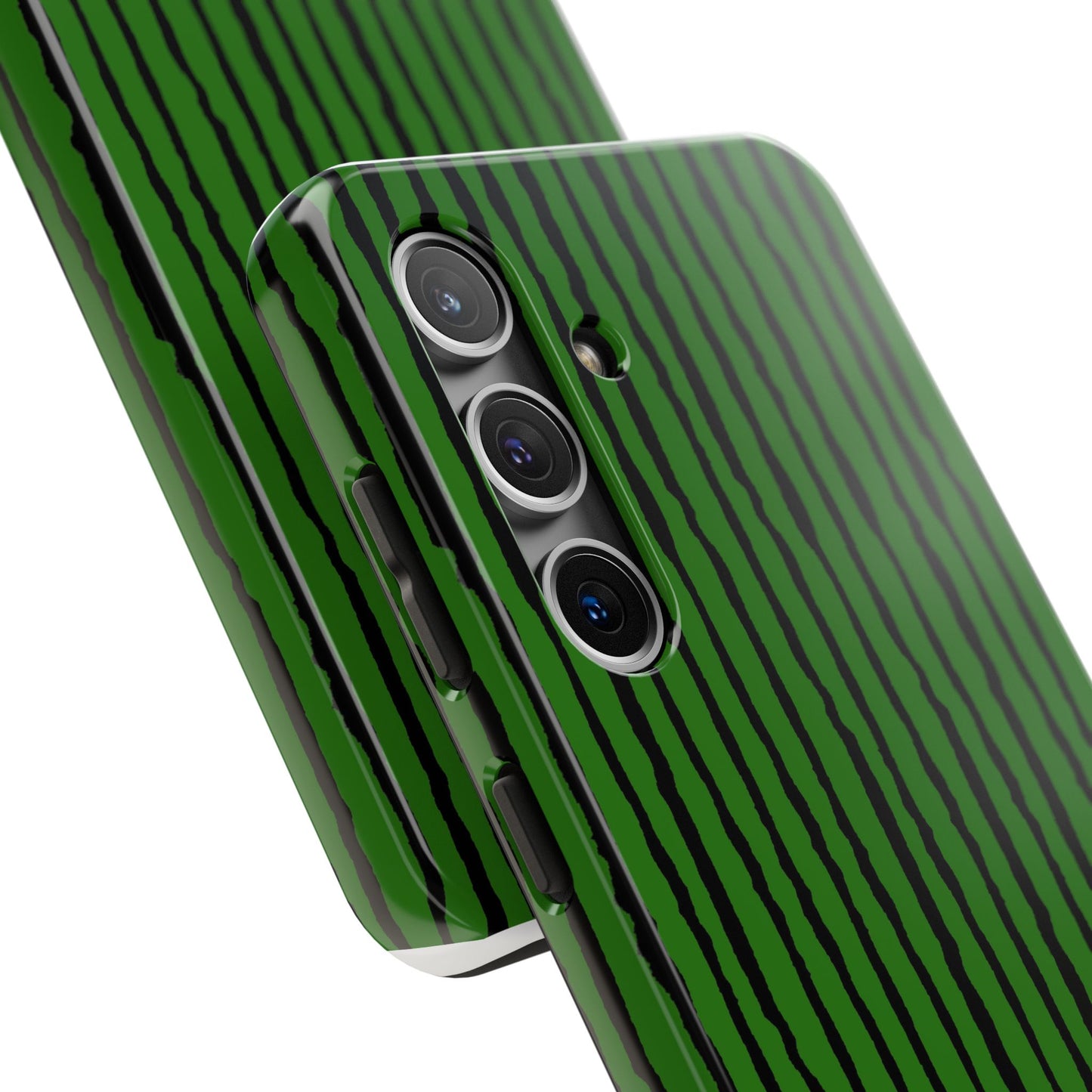 Sorta Stripe Green / Black Phone Case