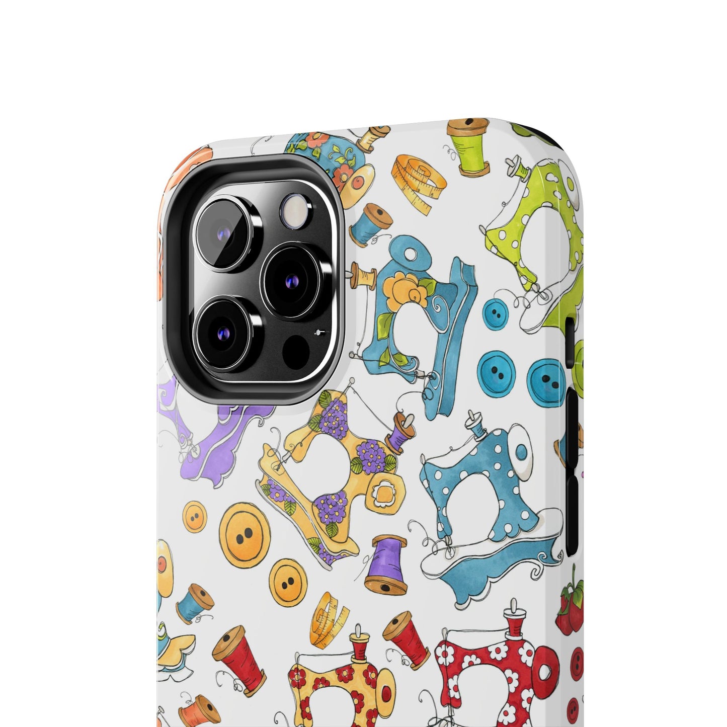 Sew Assorted White Phone Case