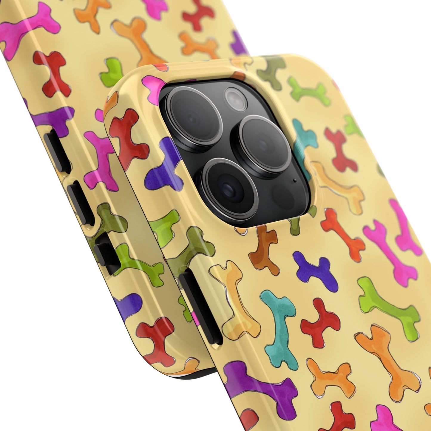 Happy Bones Yellow Phone Case