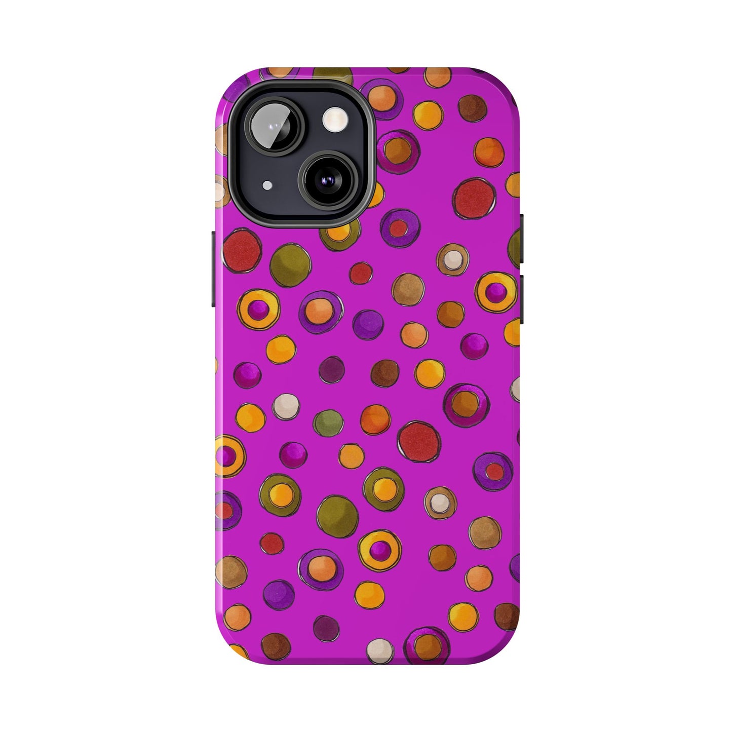 Double Dot Fuchsia Phone Case
