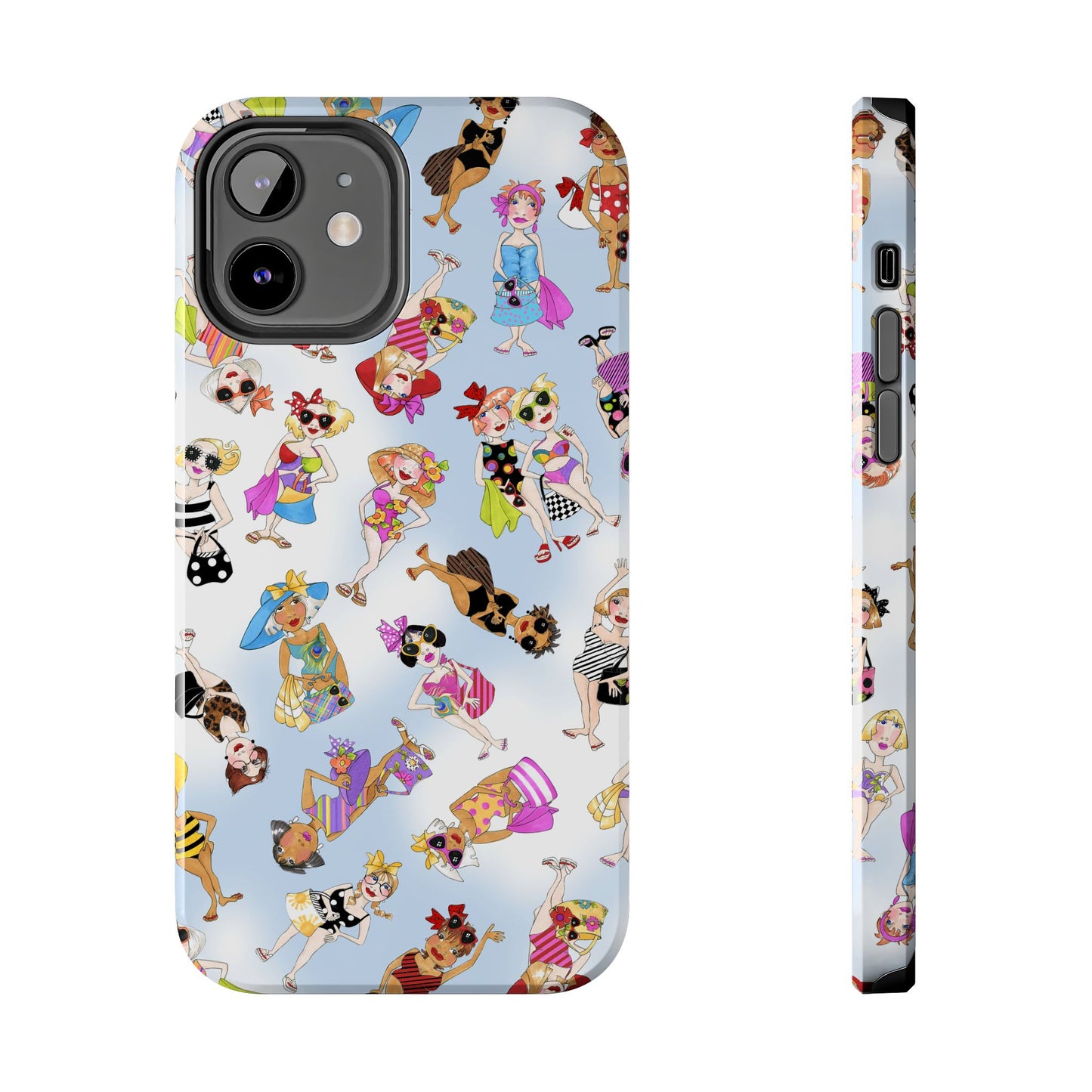 Tossed Beauties Blue Sky Phone Case