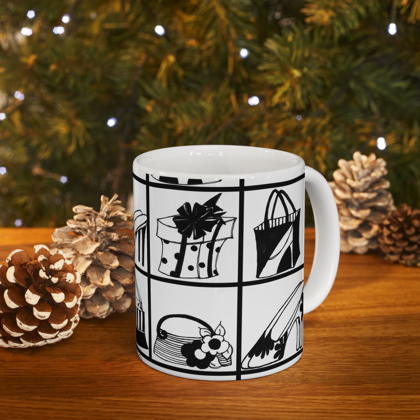 Her Shelves White Cup