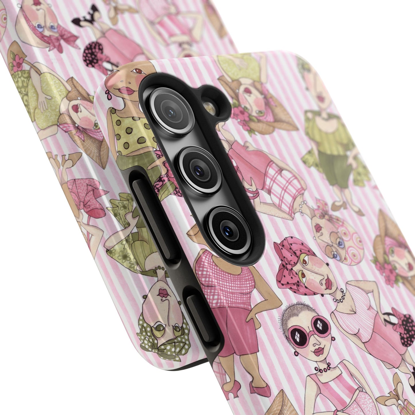 Tossed Ladies Pink Phone Case