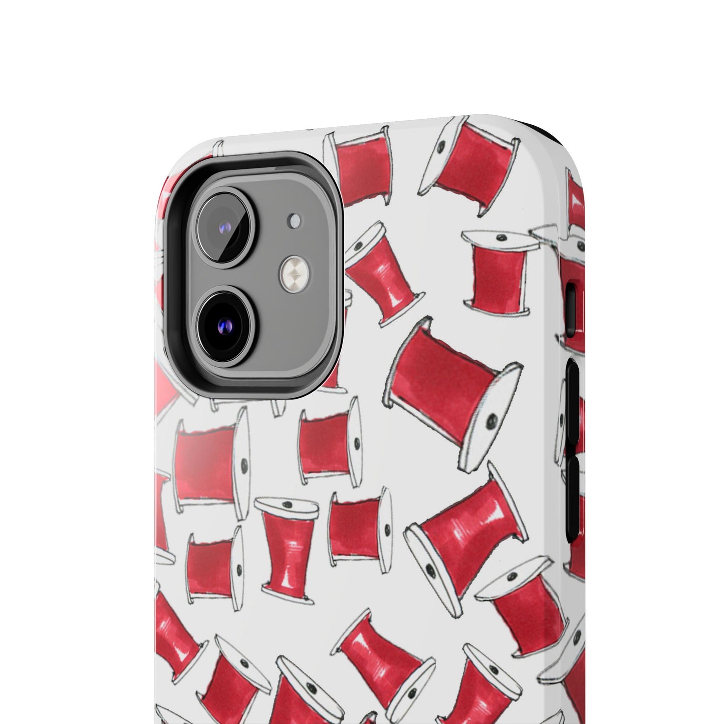 Red Thread White Phone Case