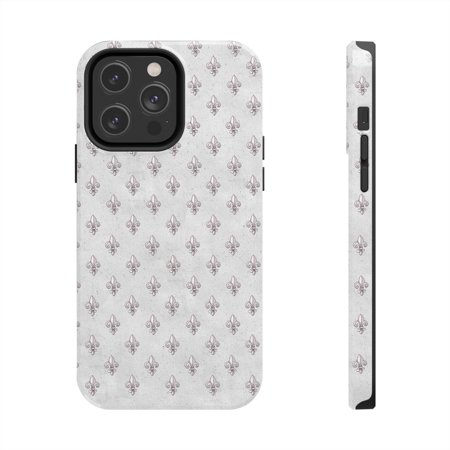 Fleurs Silver Phone Case