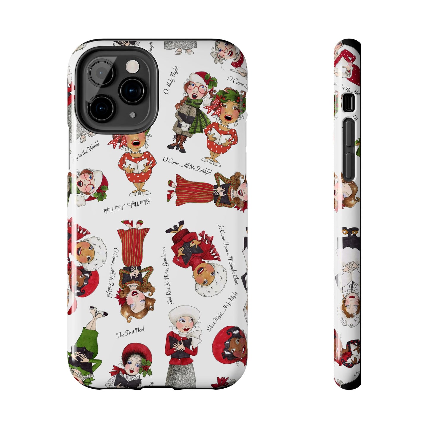 Tossed Carolers Phone Case
