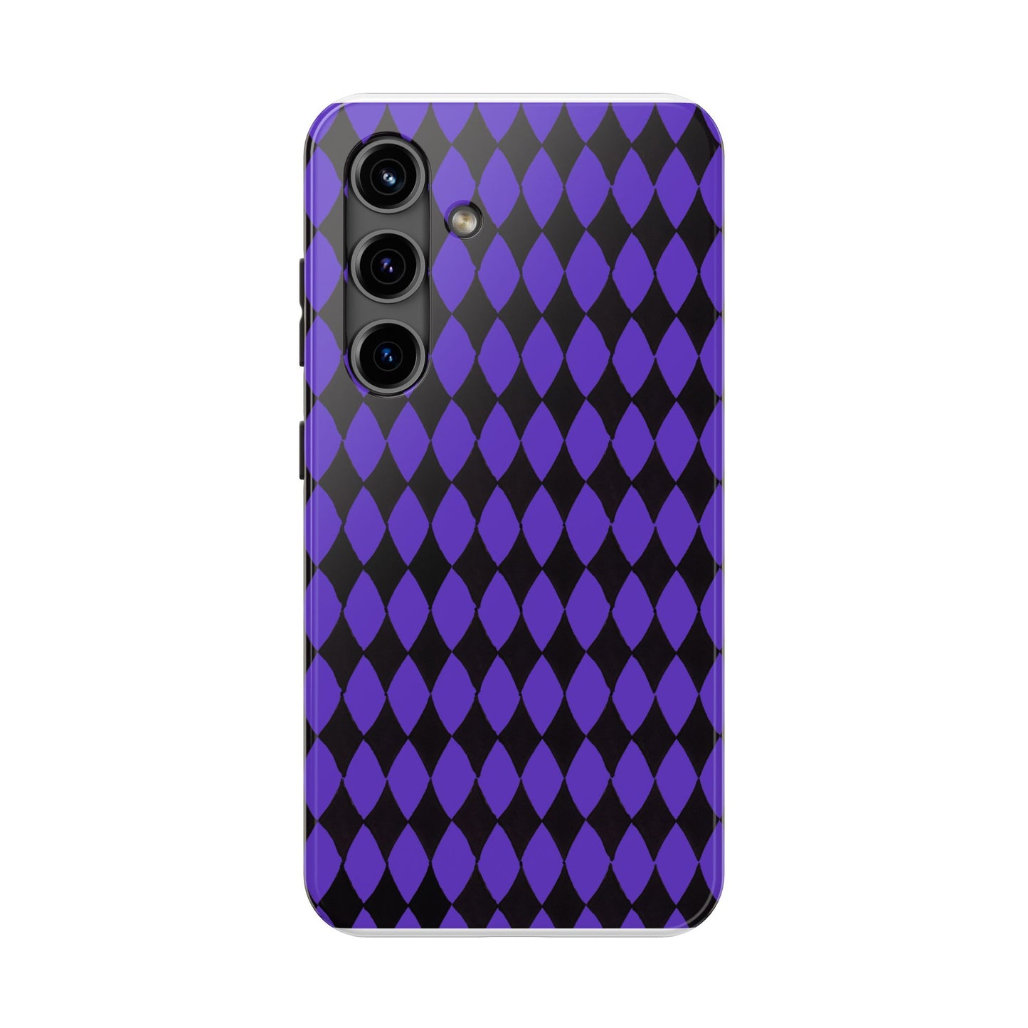 Diamond Purple / Black Phone Case