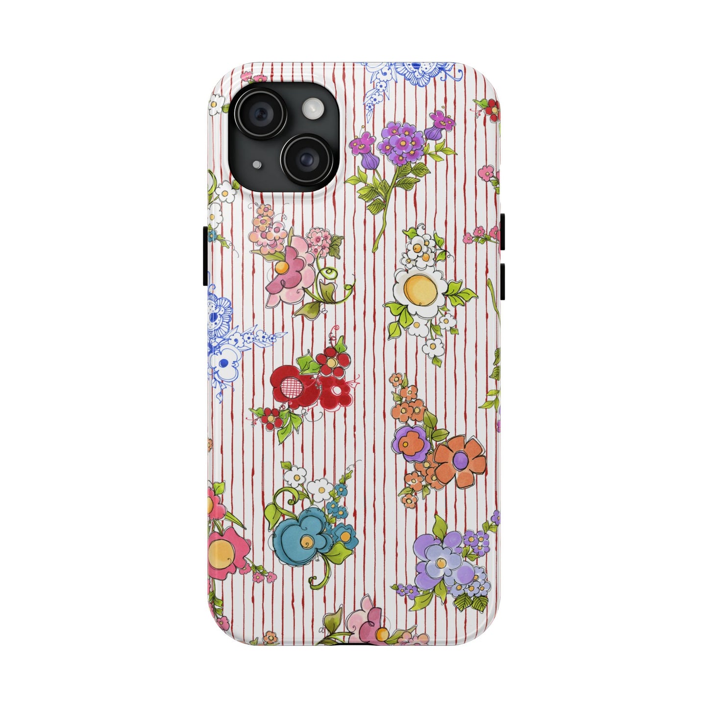 Mixed Bouquets Red / White Phone Case