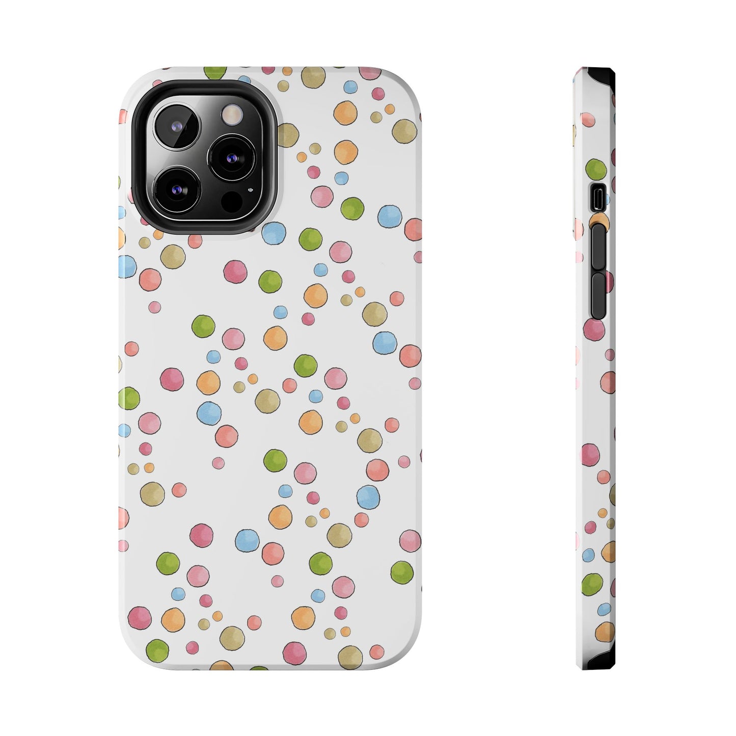 Clown Dots White Phone Case