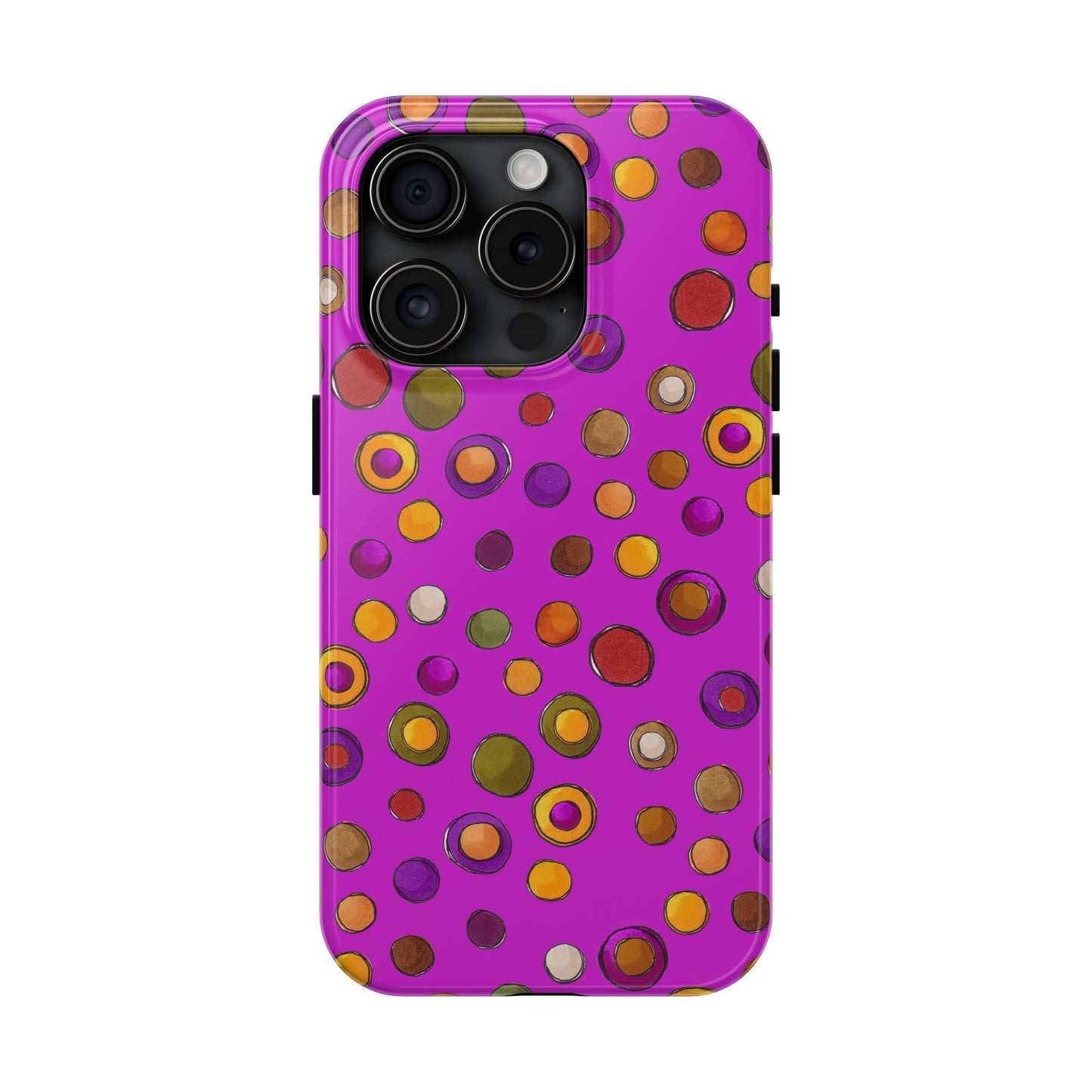 Double Dot Fuchsia Phone Case