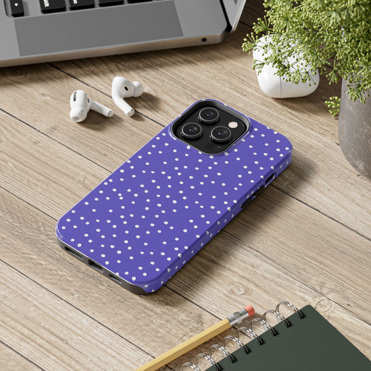 Dots Blue Phone Case