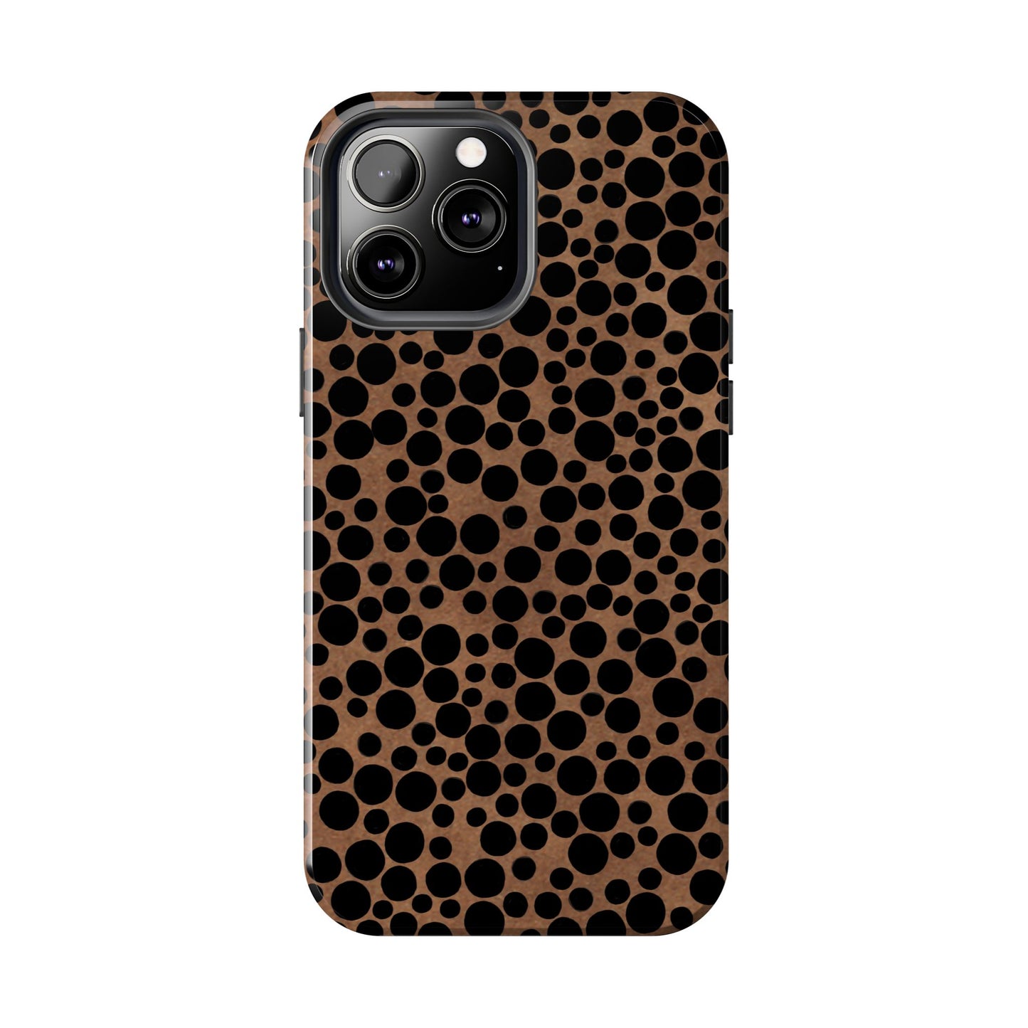 Felt Dots Caramel Phone Case