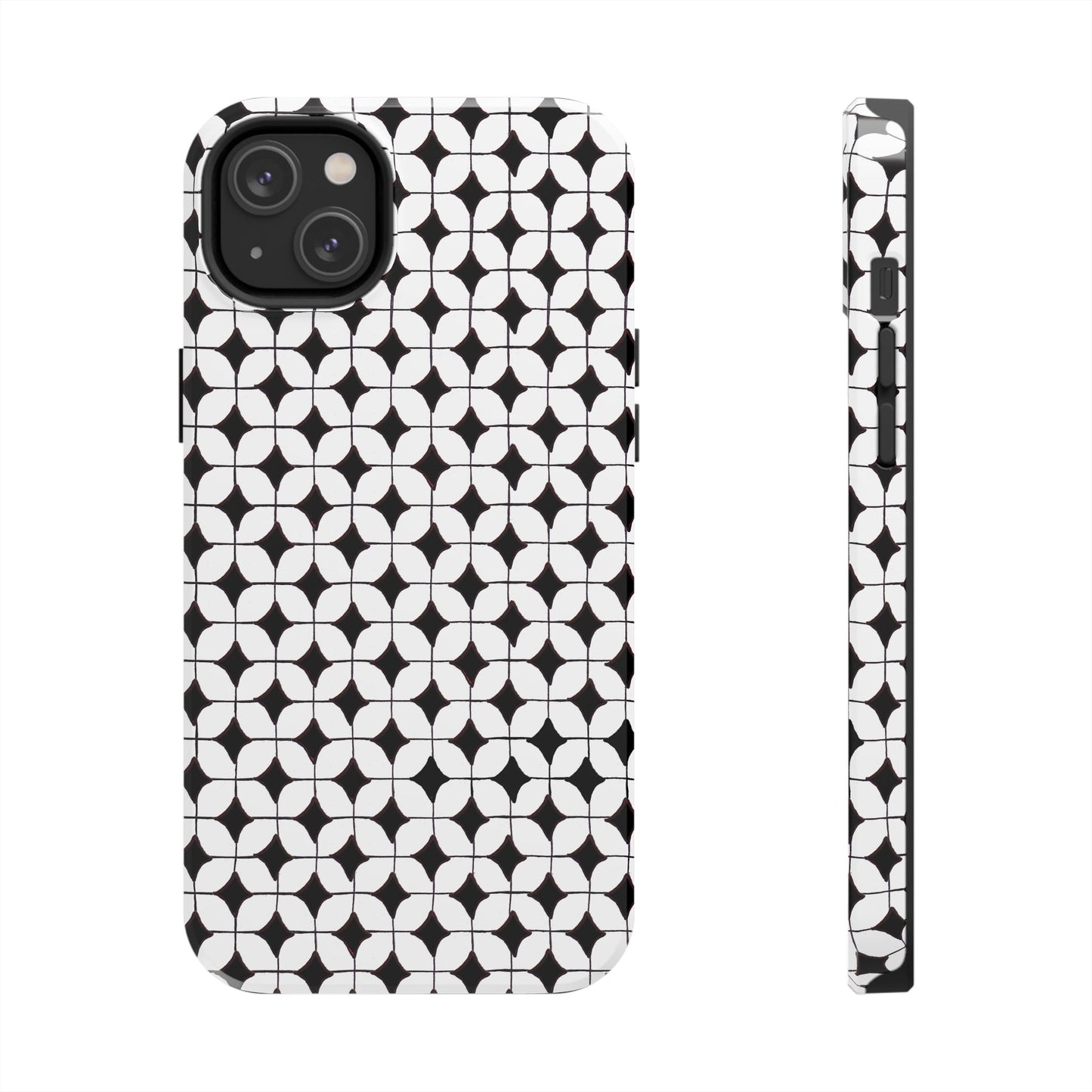 Tile-ish Black Phone Case