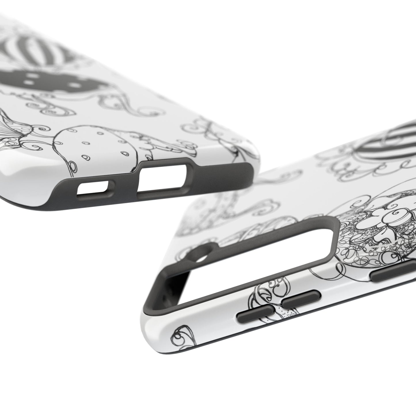 Bistro Chairs White Phone Case