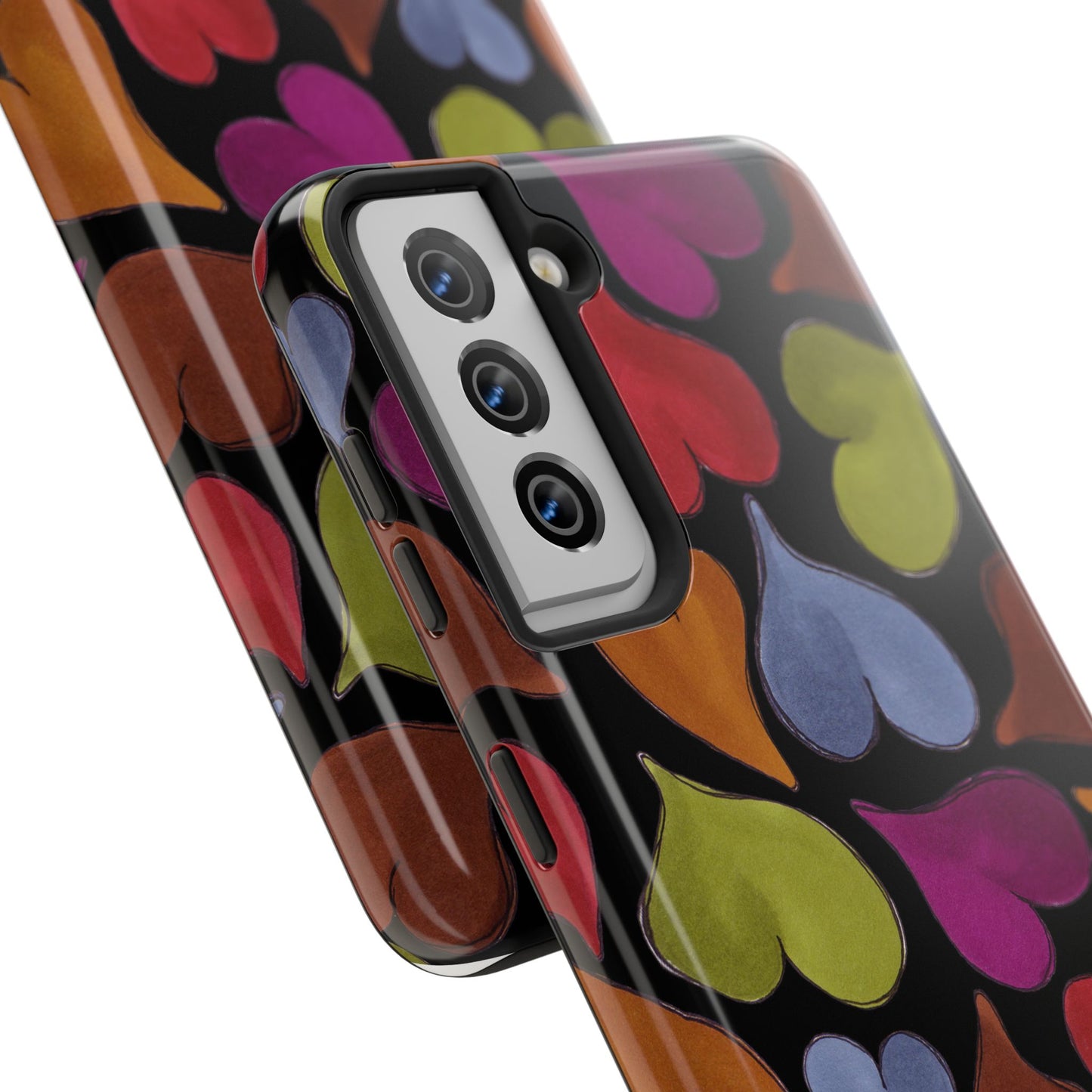 Big Hearted Black Phone Case