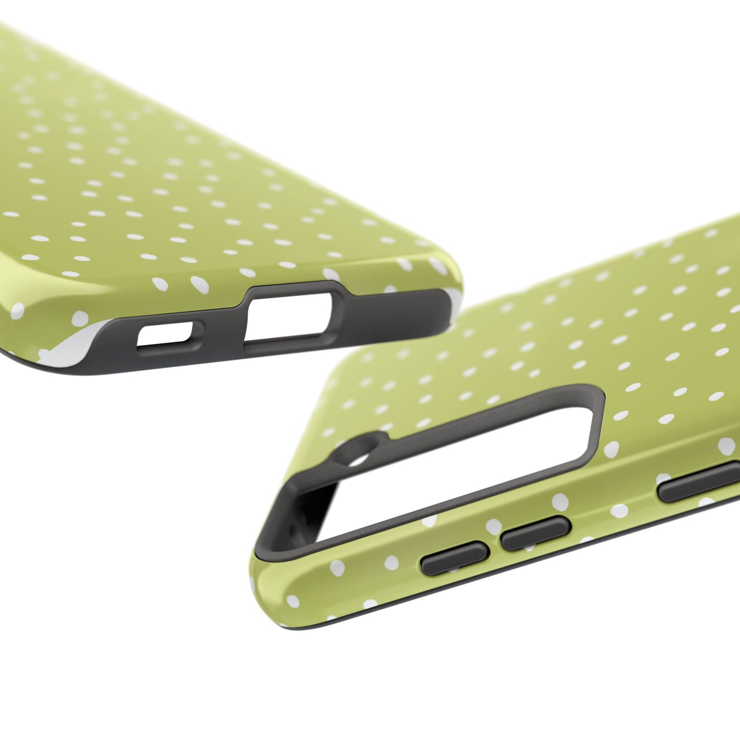 Dinky Dots Green / White Phone Case