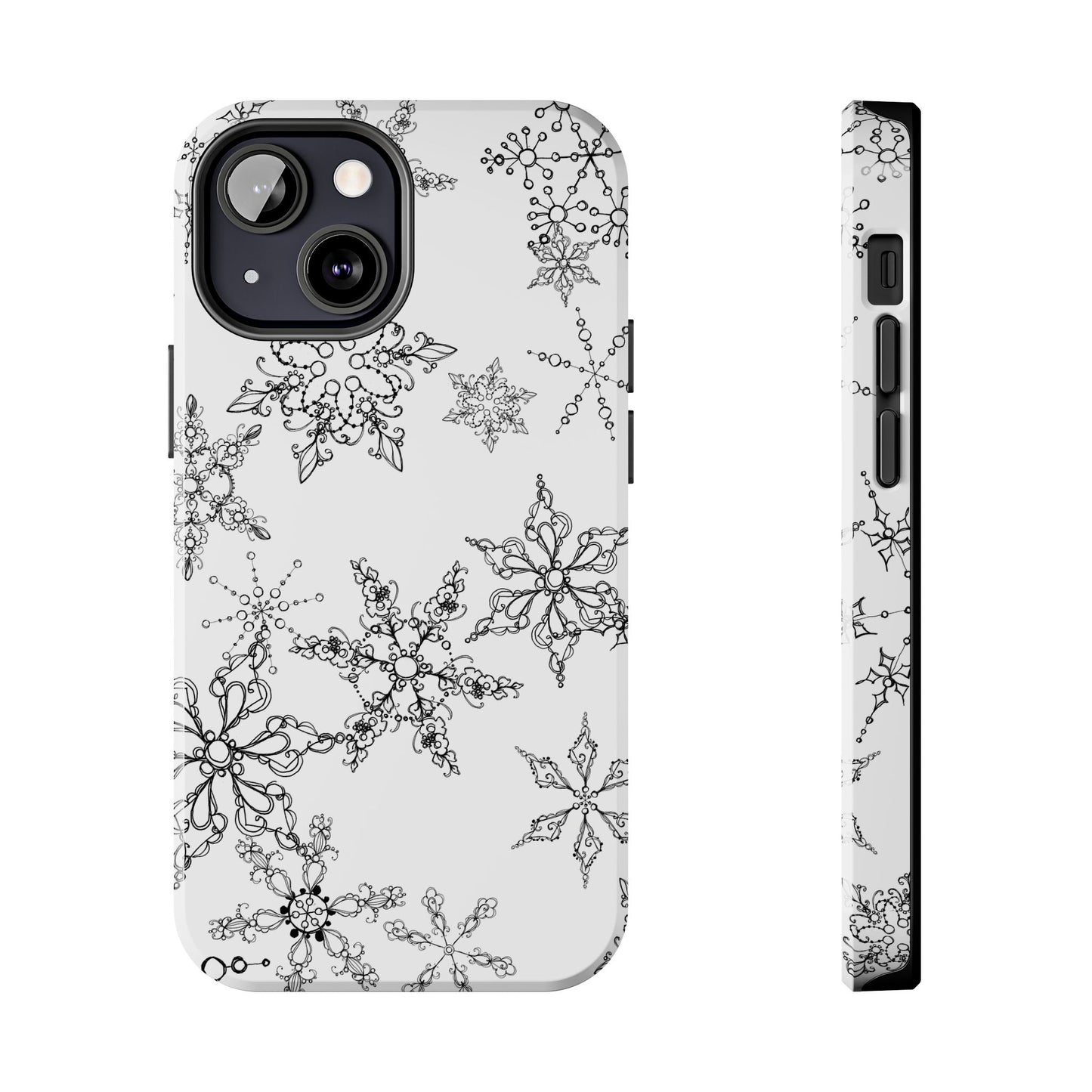Random Flakes White Phone Case