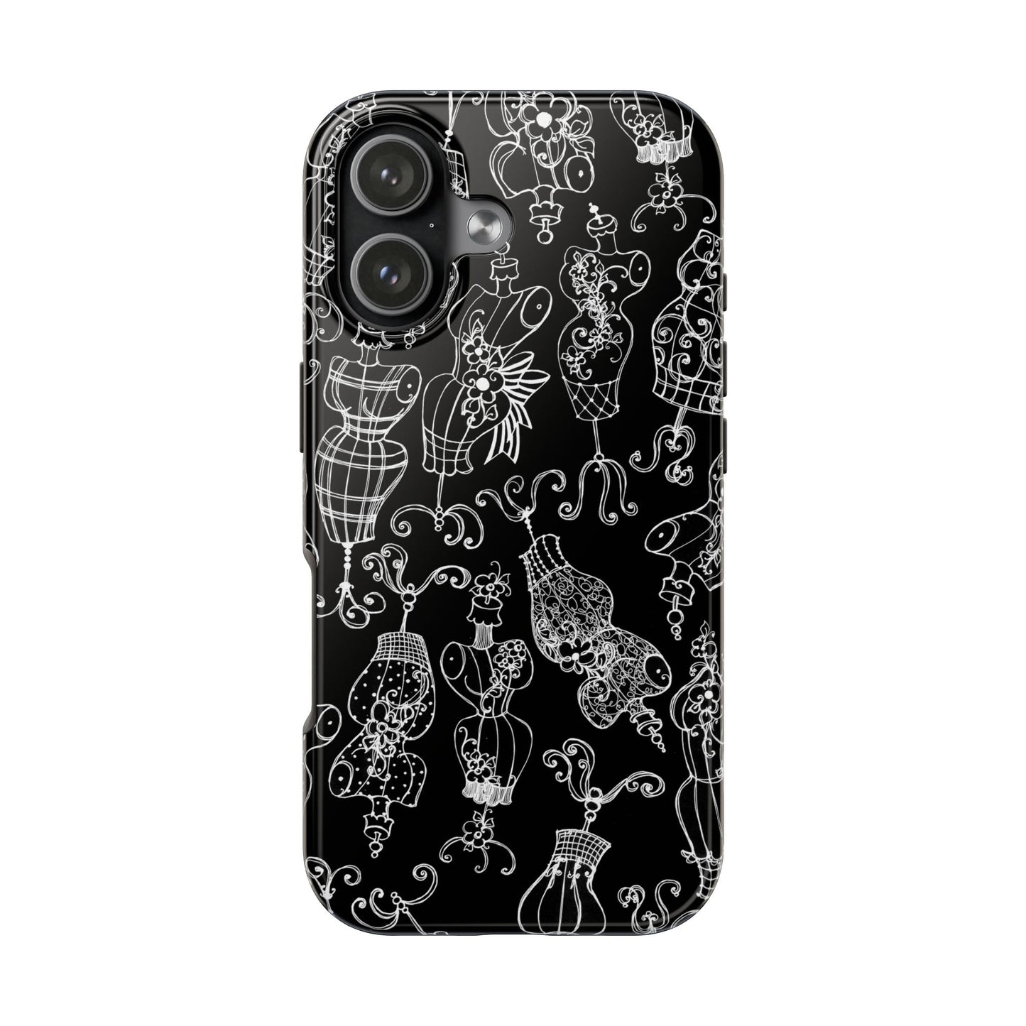 Mannequinique Black / White Phone Case