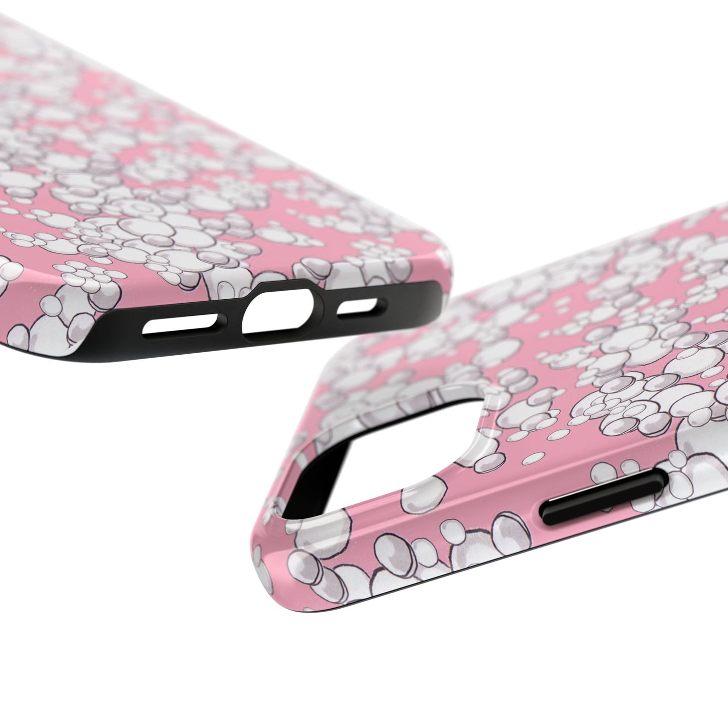 Bubble Dots Pink Phone Case
