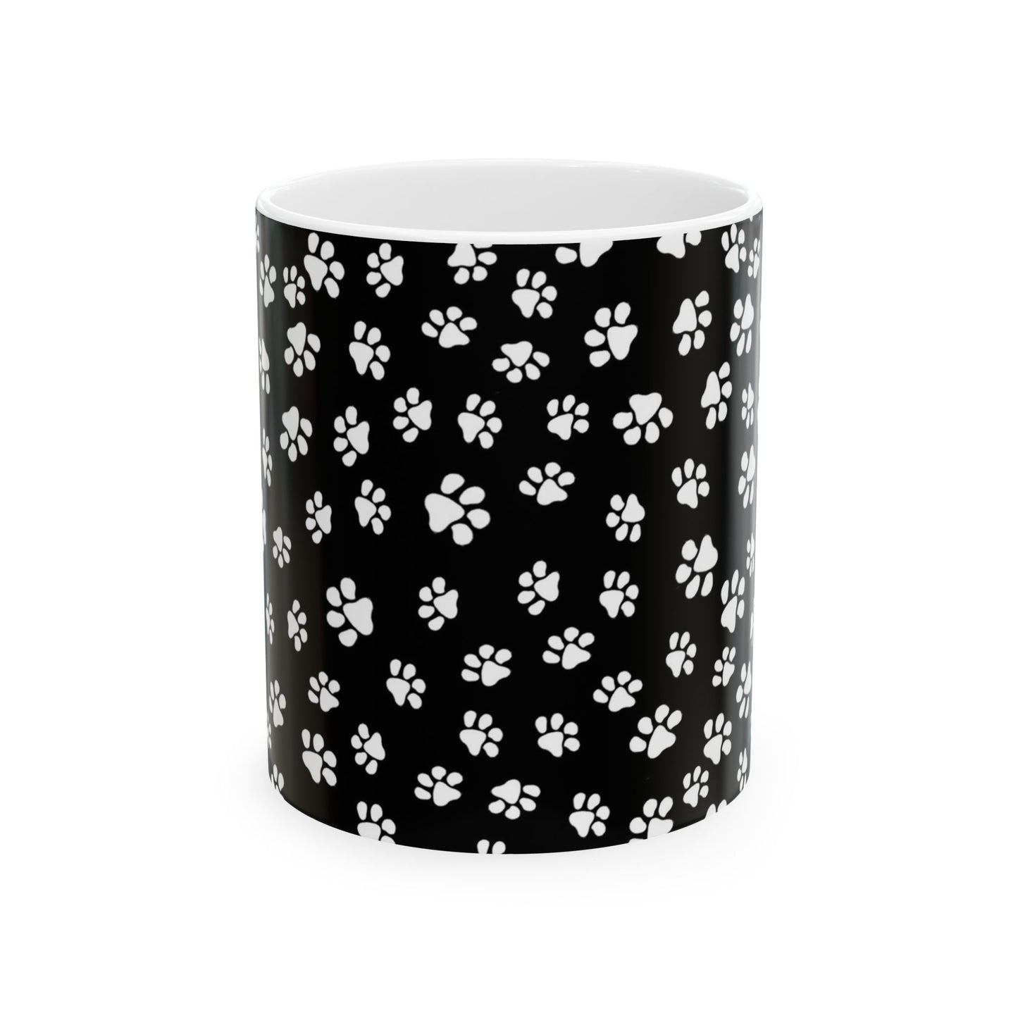 Little Paws Black / White Cup