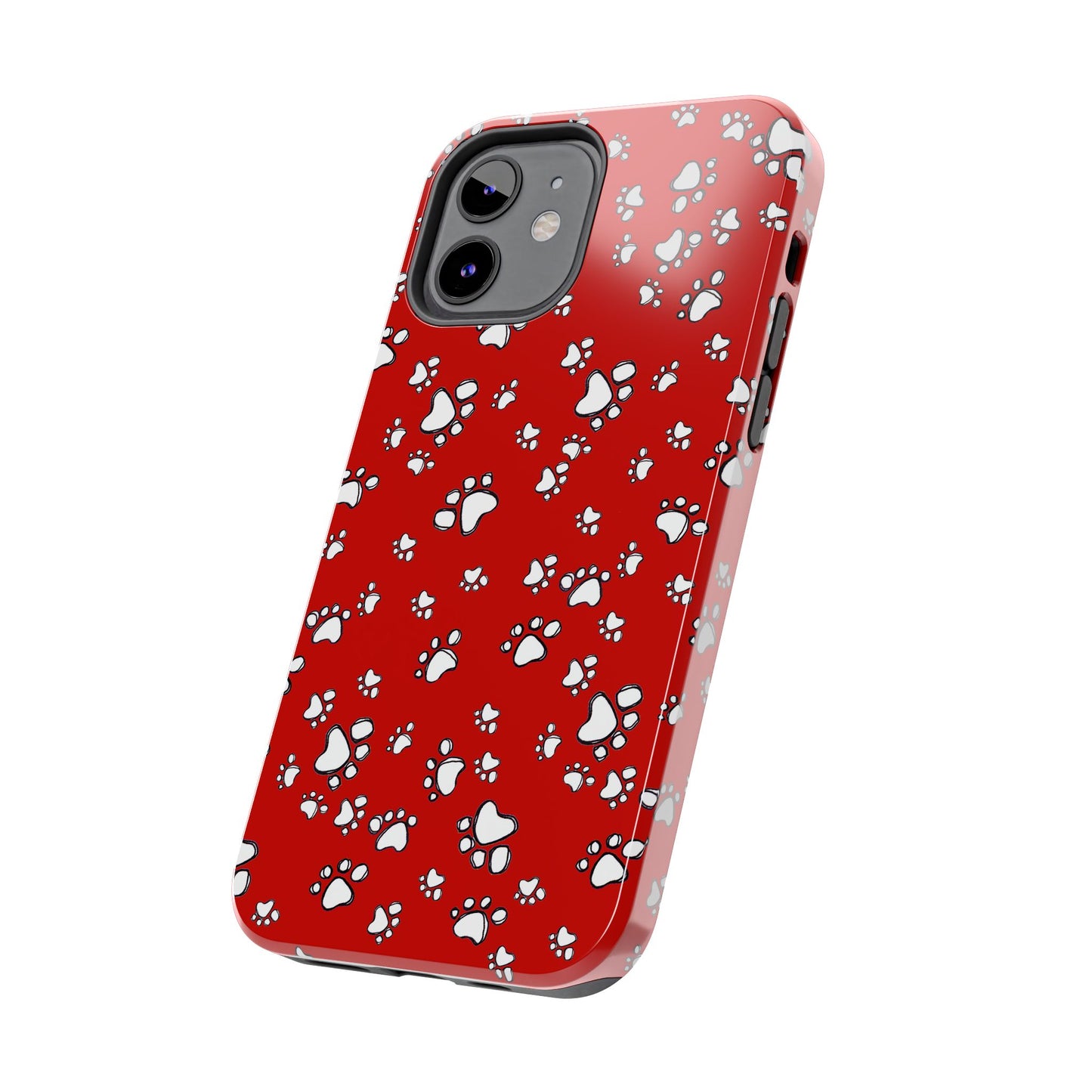 Paw Flakes Red Phone Case